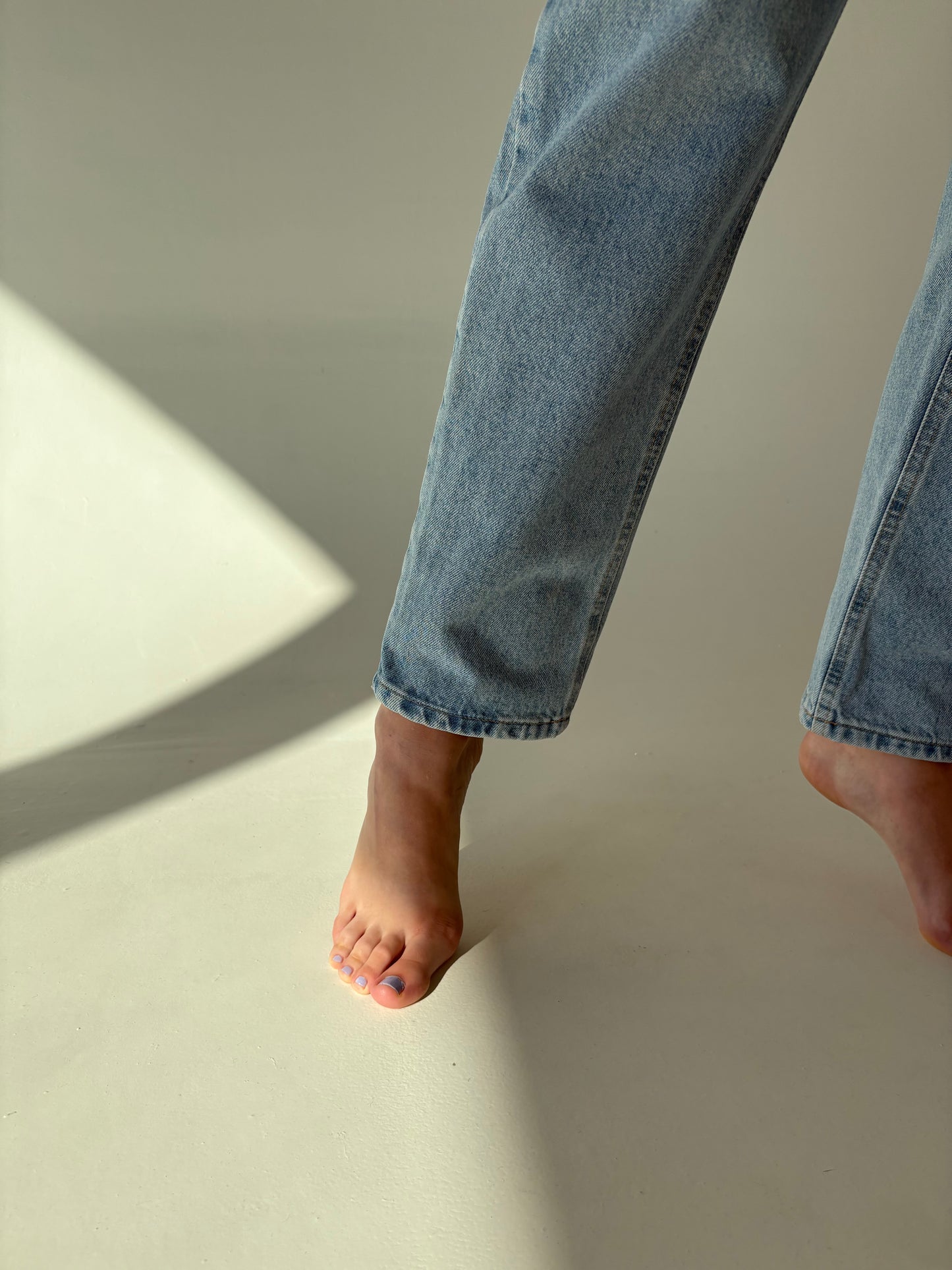Jeans vintage tall cu ținuta și talie ultra înaltă classic wash