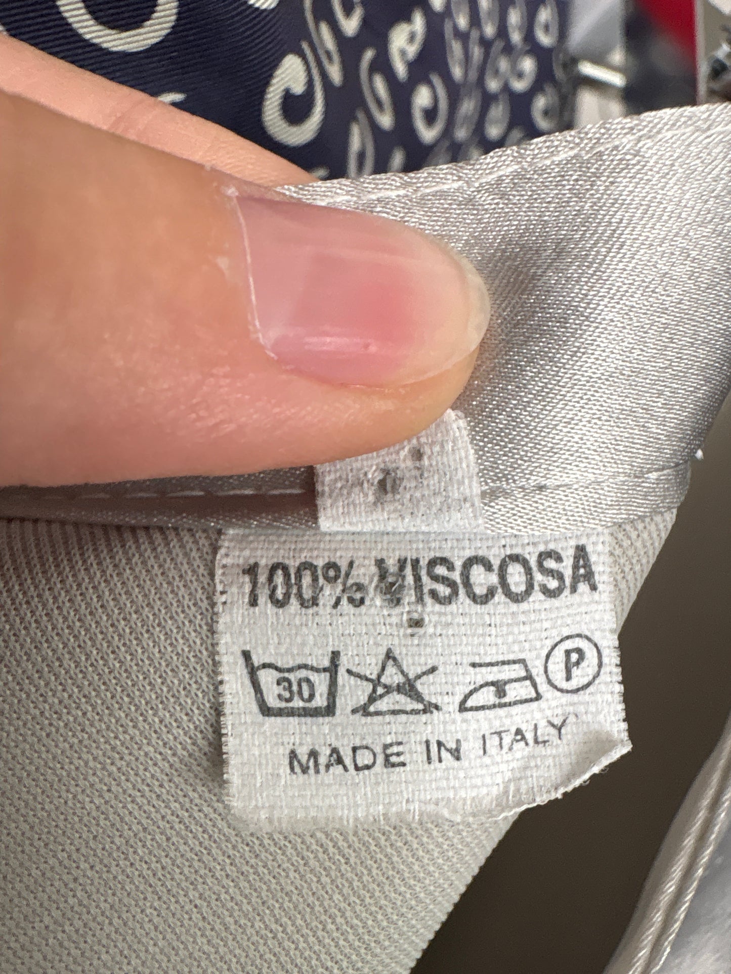 Fustă satinata argintie din vascoza