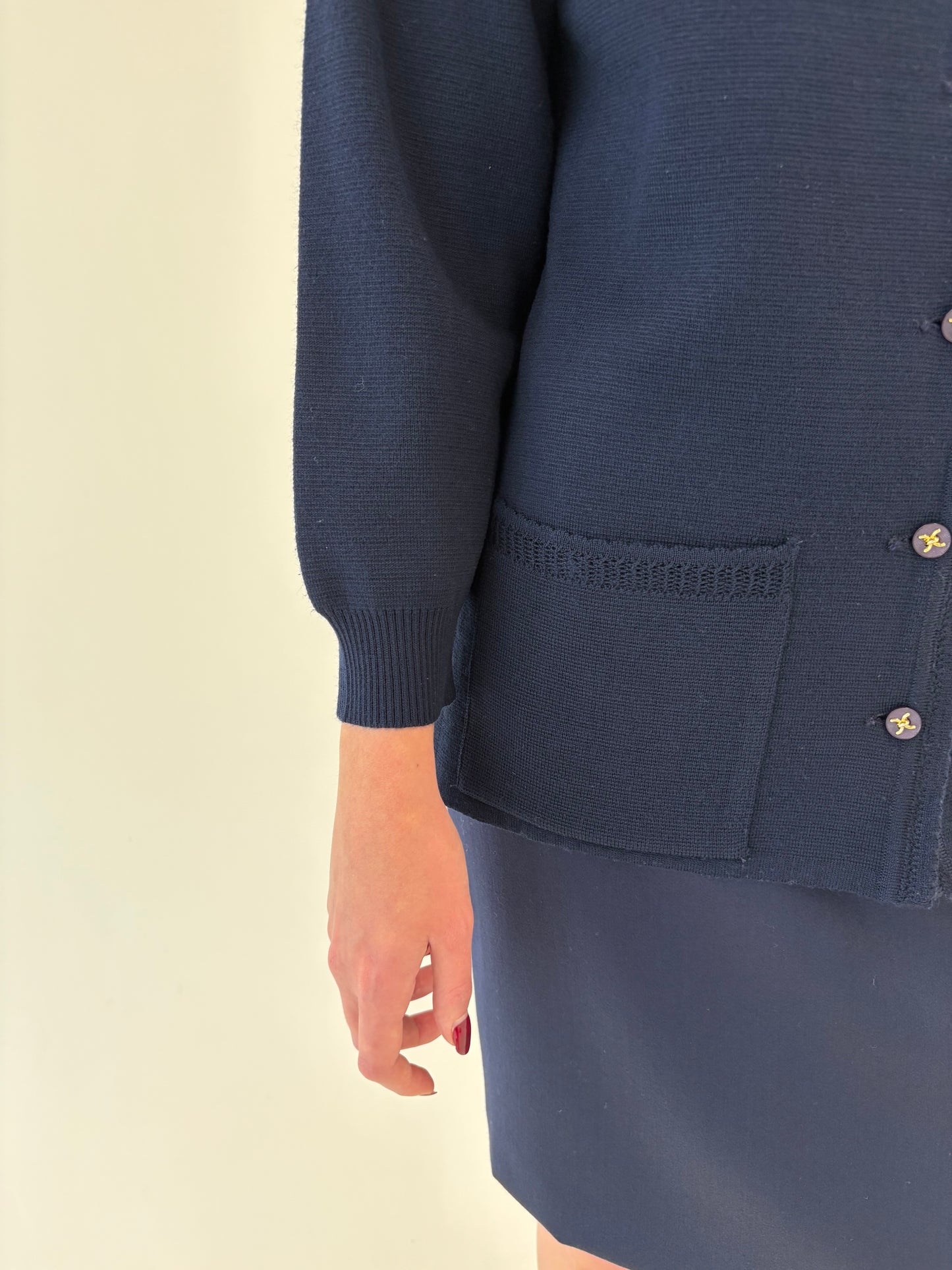 Cardigan tip jachetă petite din lana merino extrafina de gramaj mare