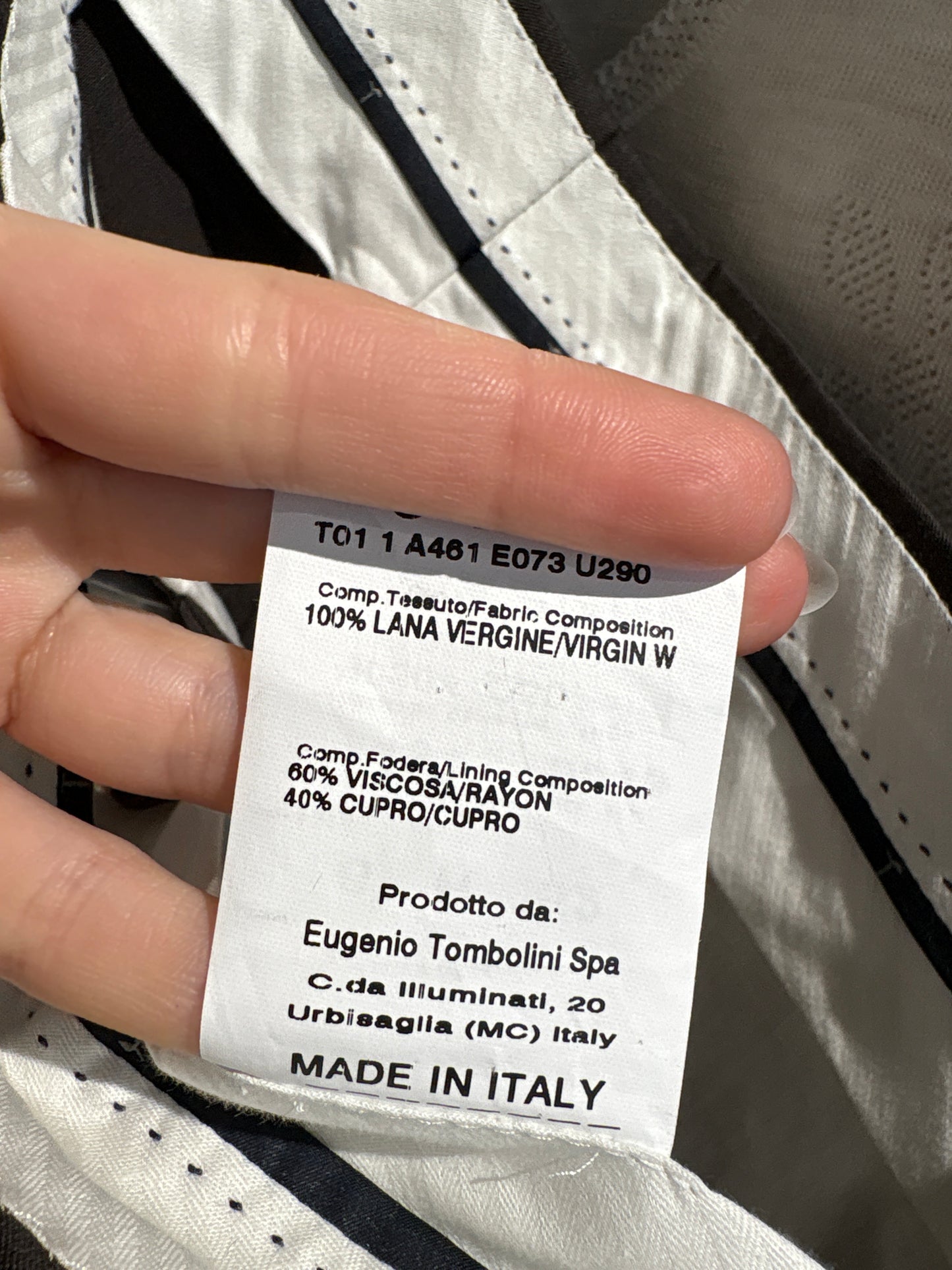 Pantaloni chocolate brown din stofă excepțională de lana extrafina