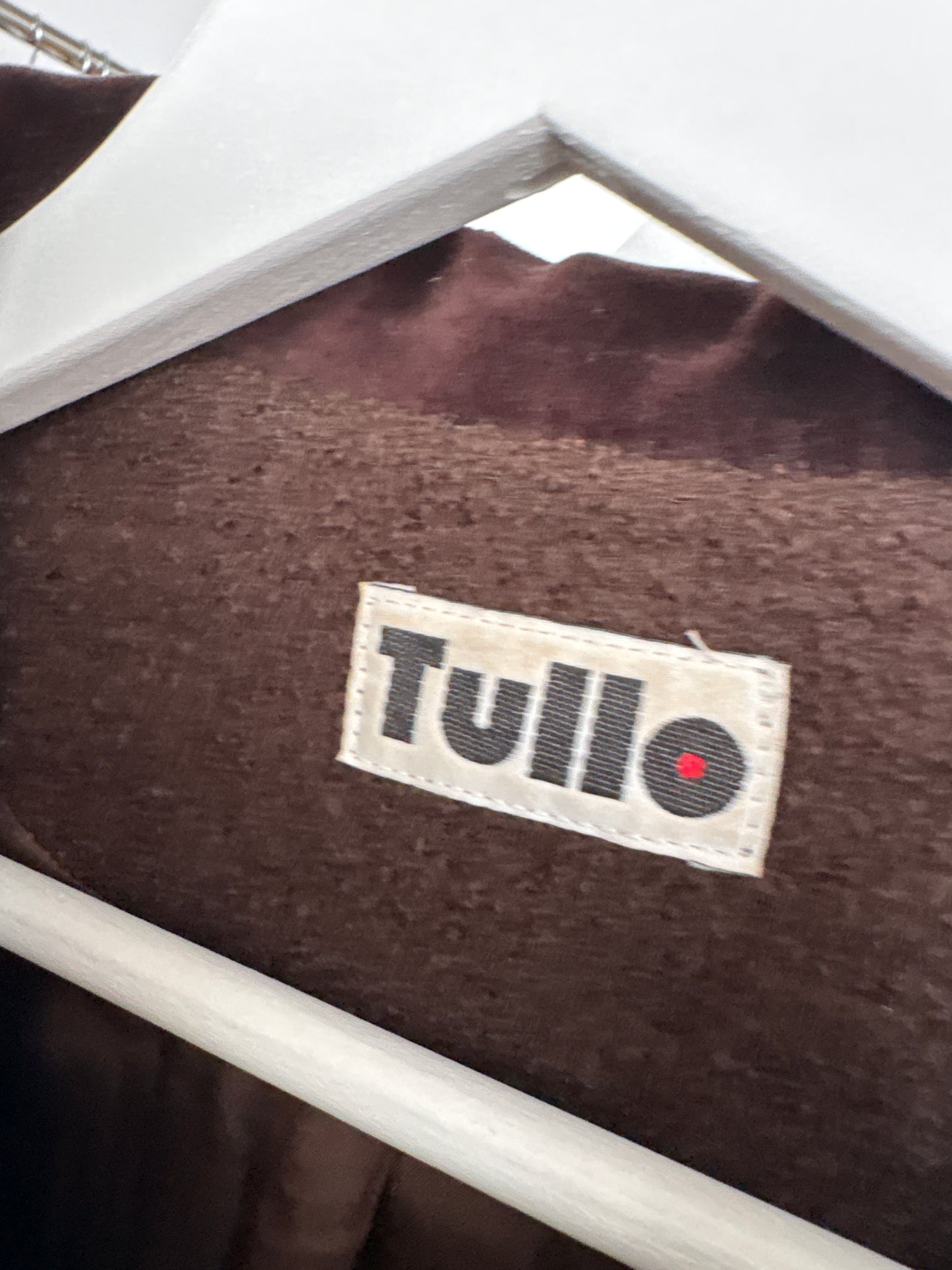 Pardesiu de primăvară în stil chanel chocolate brown cu inserții de catifea