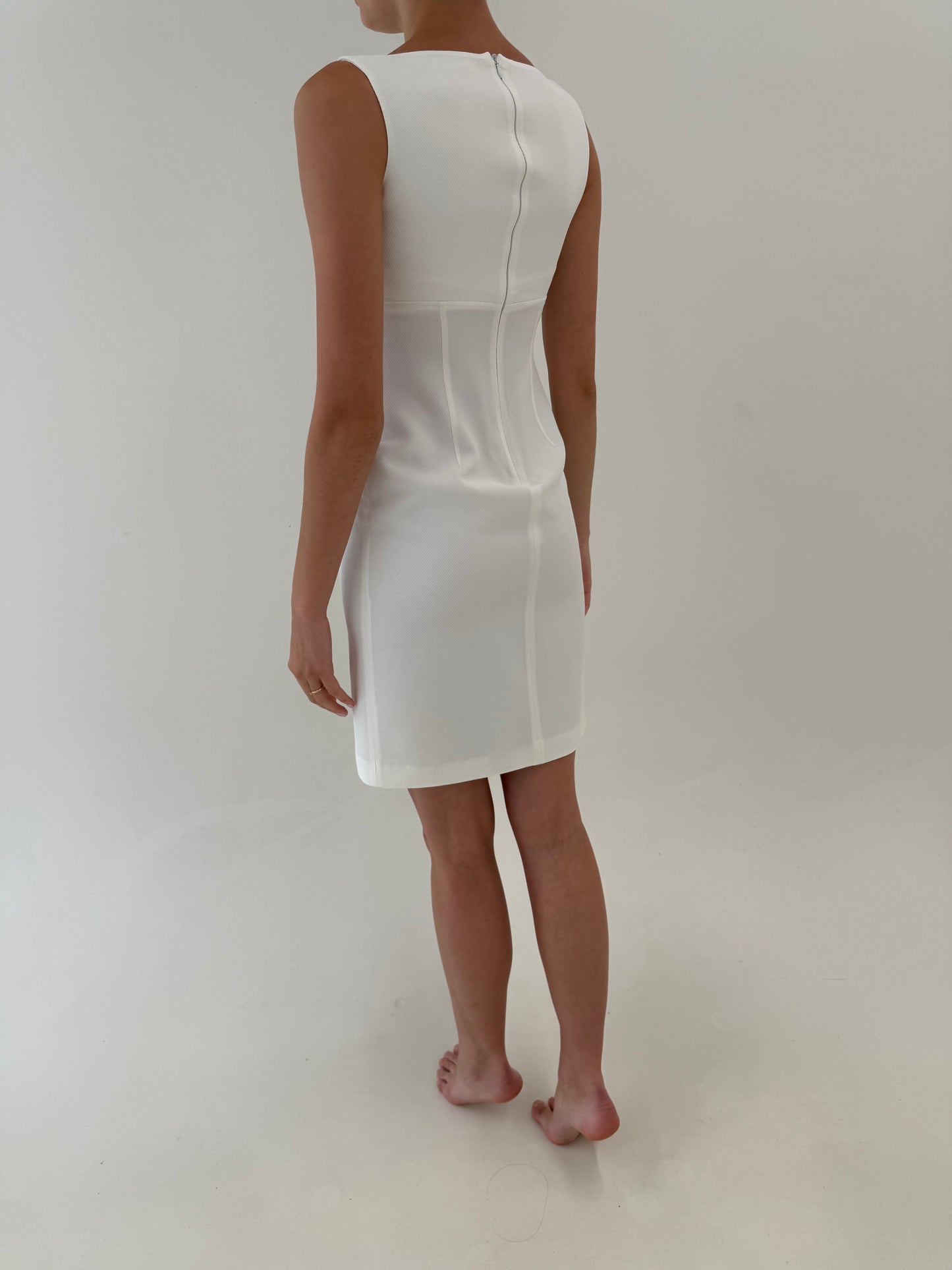 Rochie clasică Marella by Max Mara din bumbac excepțional faille modelator