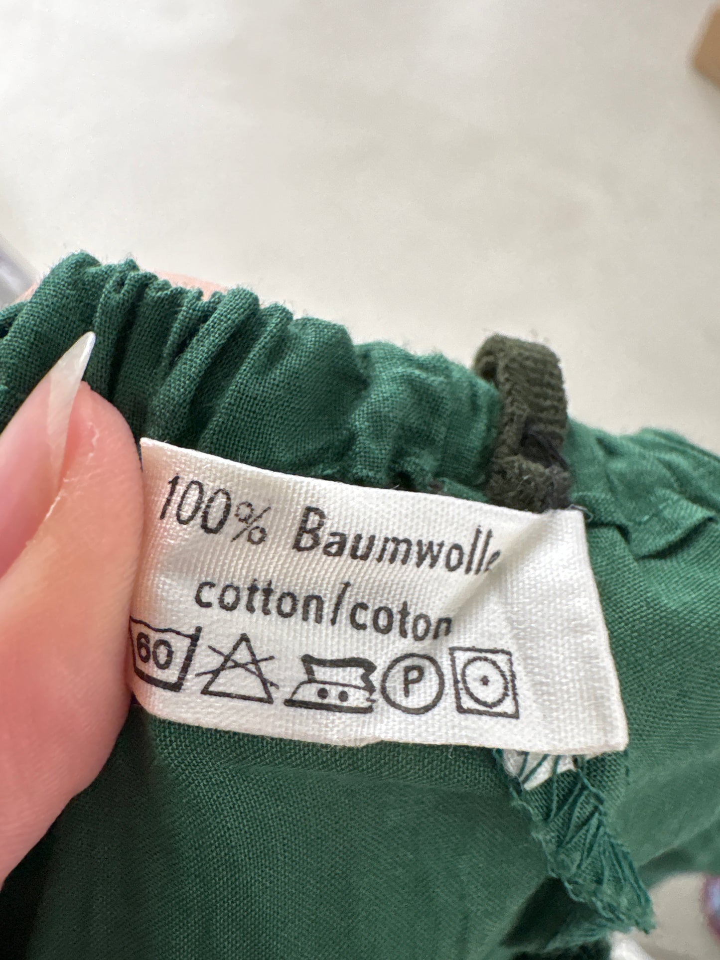Fustă maxi din panzica de bumbac cu volane și broderie anglaise cu talie elastică