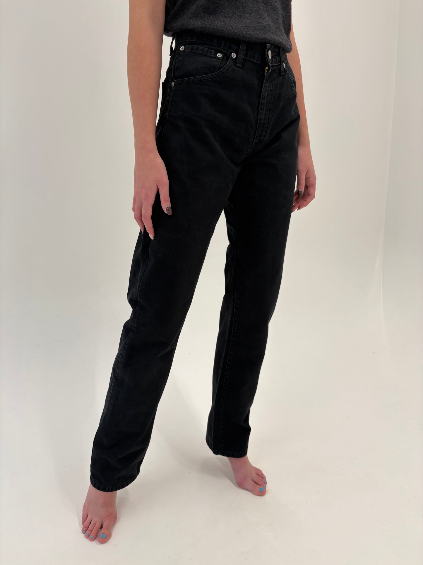 Jeans Levi’s tall modei 521 straight leg black wash