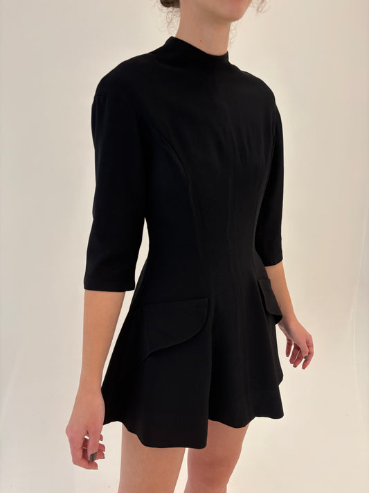 Top vintage/ LBD ultra mini super cambrat de la business la seara