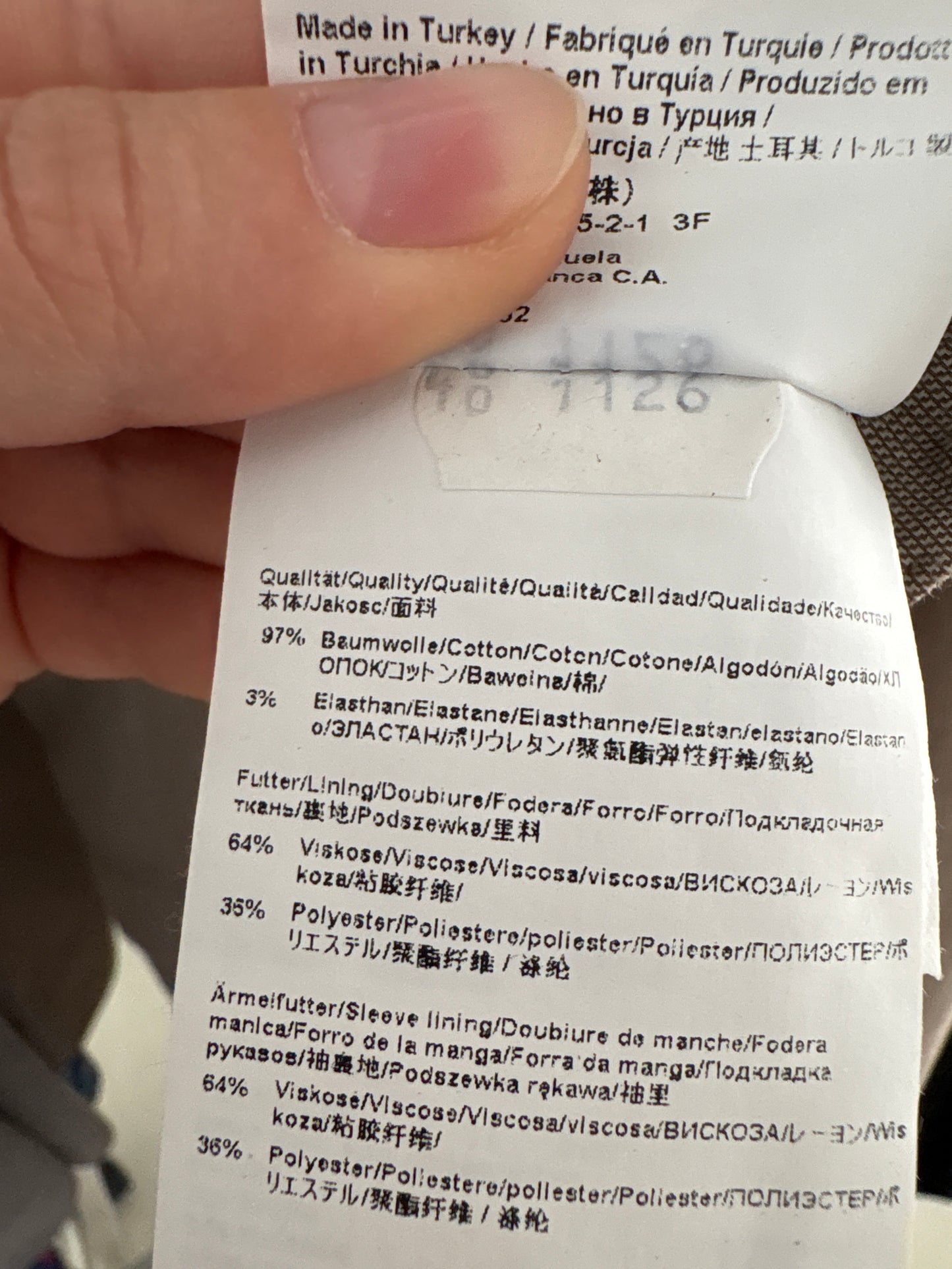 Sacou Hugo Boss de vară în croi actual warm gray tall
