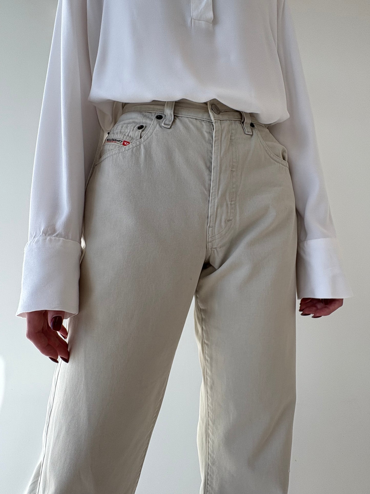 Jeans tall super premium Diesel light nude