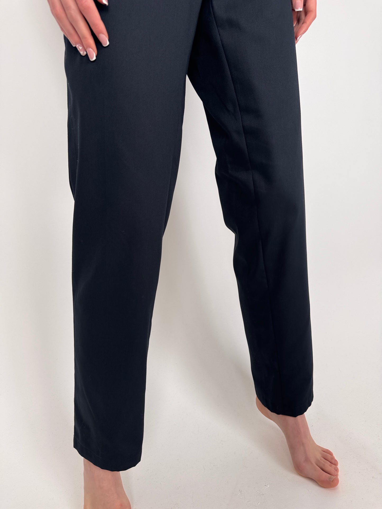 Pantaloni dark Navy tall din lanita de primăvară