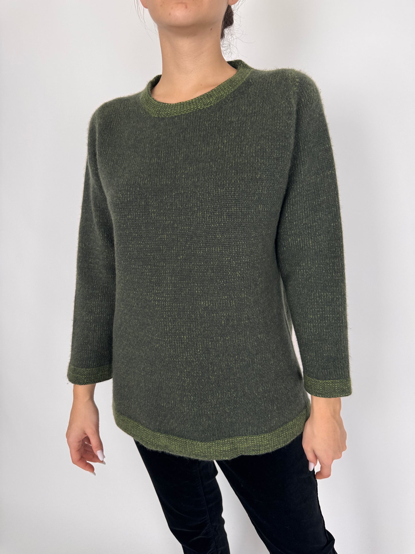 Pulover de brand ultra luxury de knitwear Malo din cașmir multiply