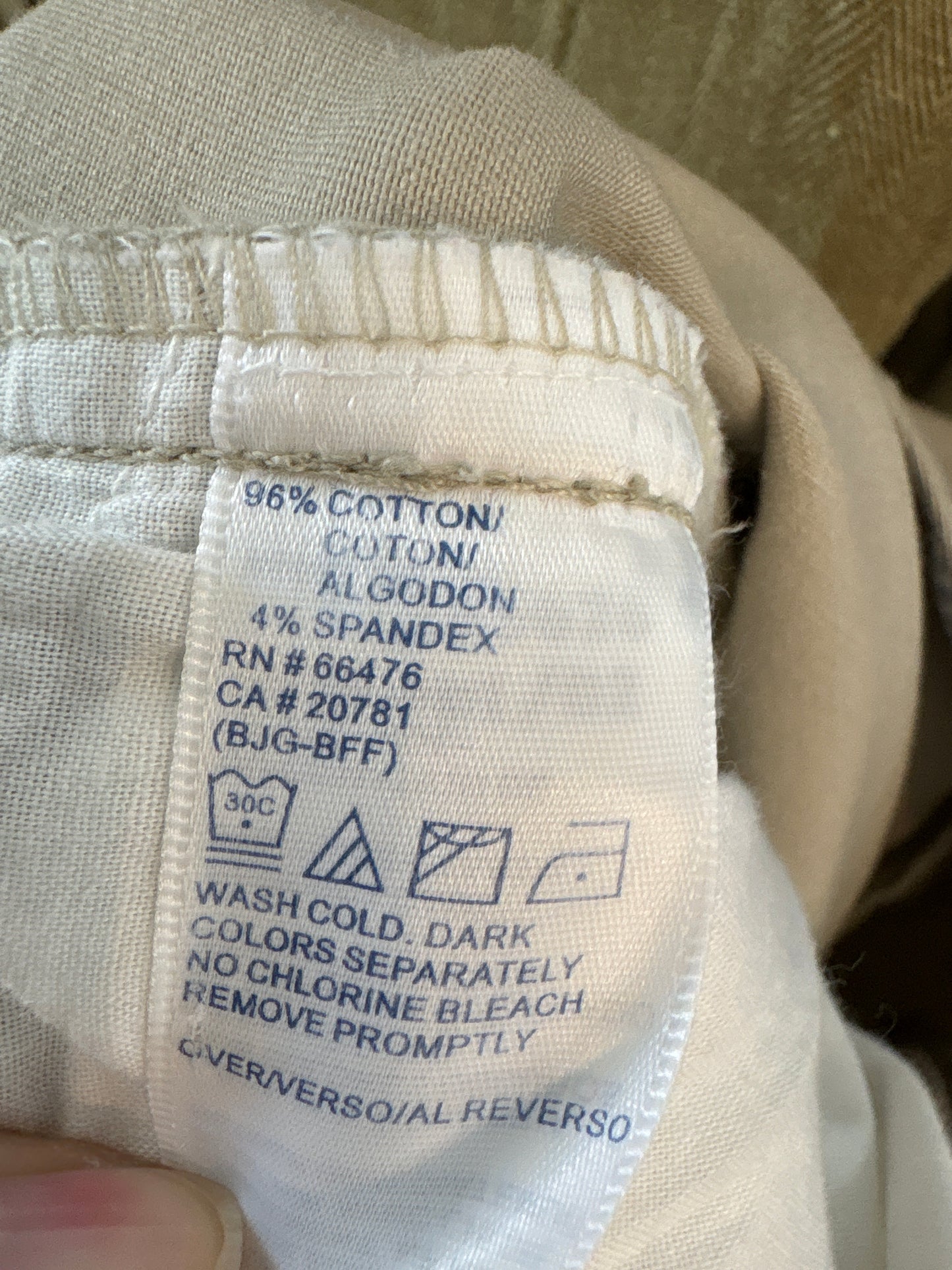 Pantaloni din poplin strech de bumbac Tommy Hilfiger