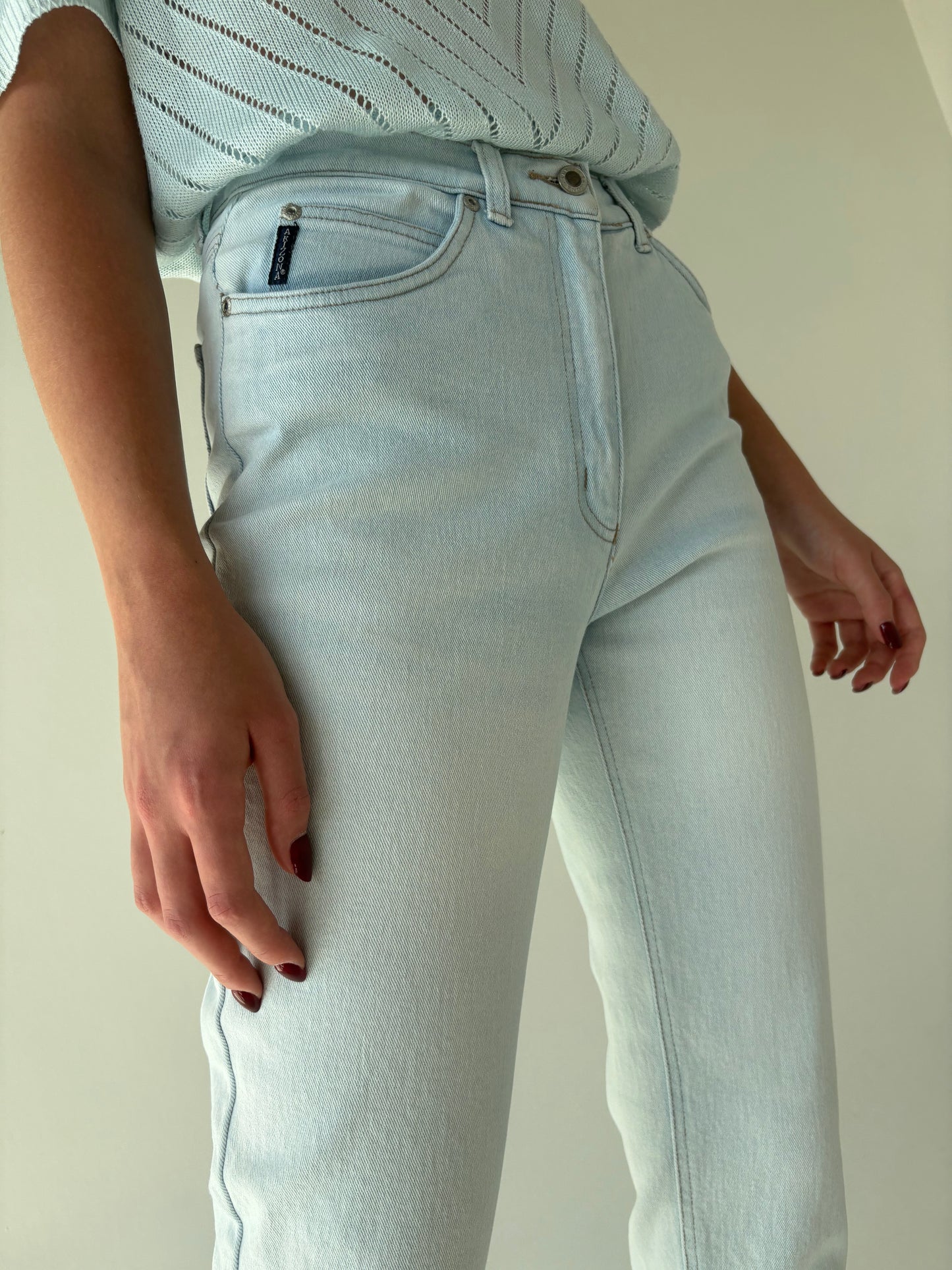 Jeans vintage light wash in croi super actual
