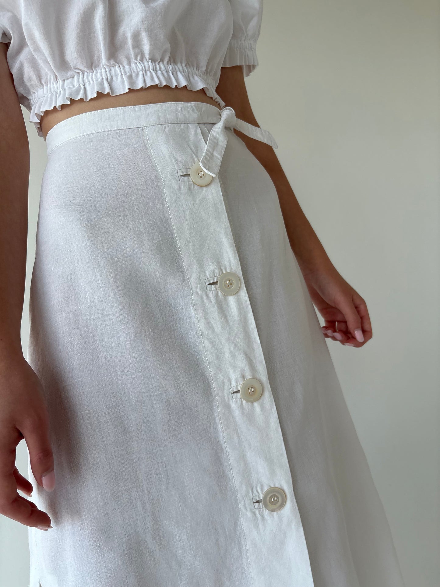 Fustă Max Mara din in excepțional