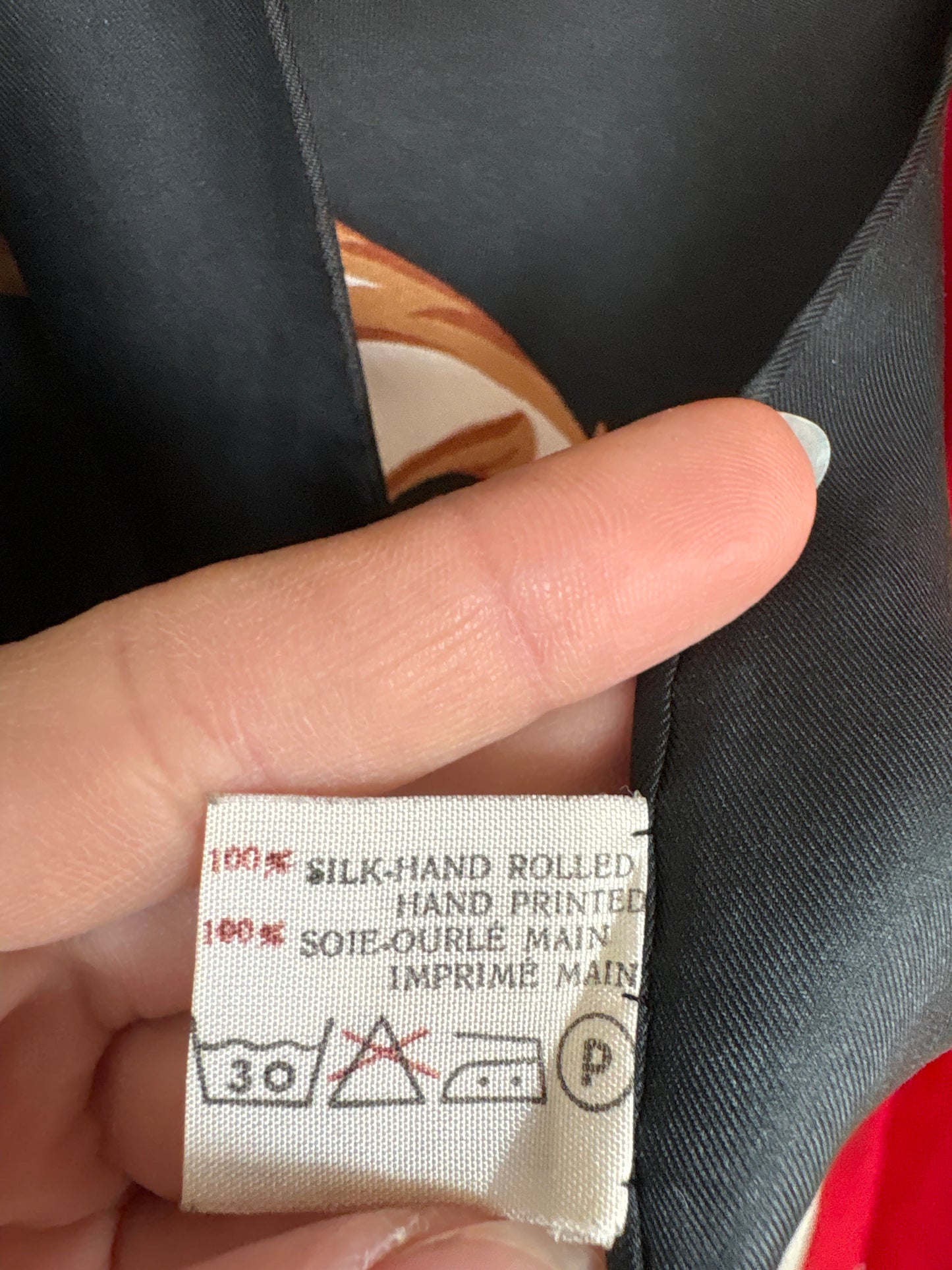 Eșarfă XL din mătase naturală