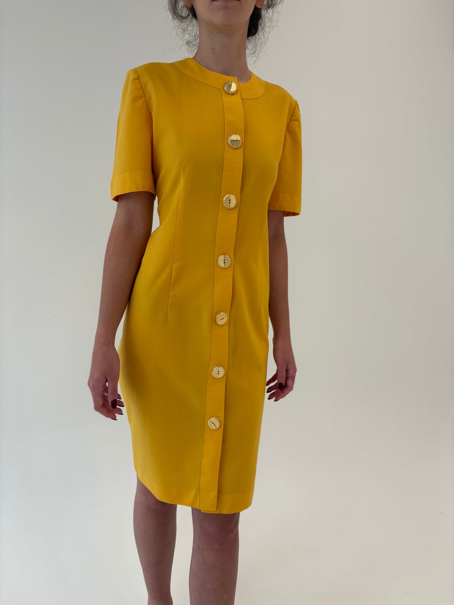 Rochie vintage nouă italiana nouă cu eticheta din lanita extrafina