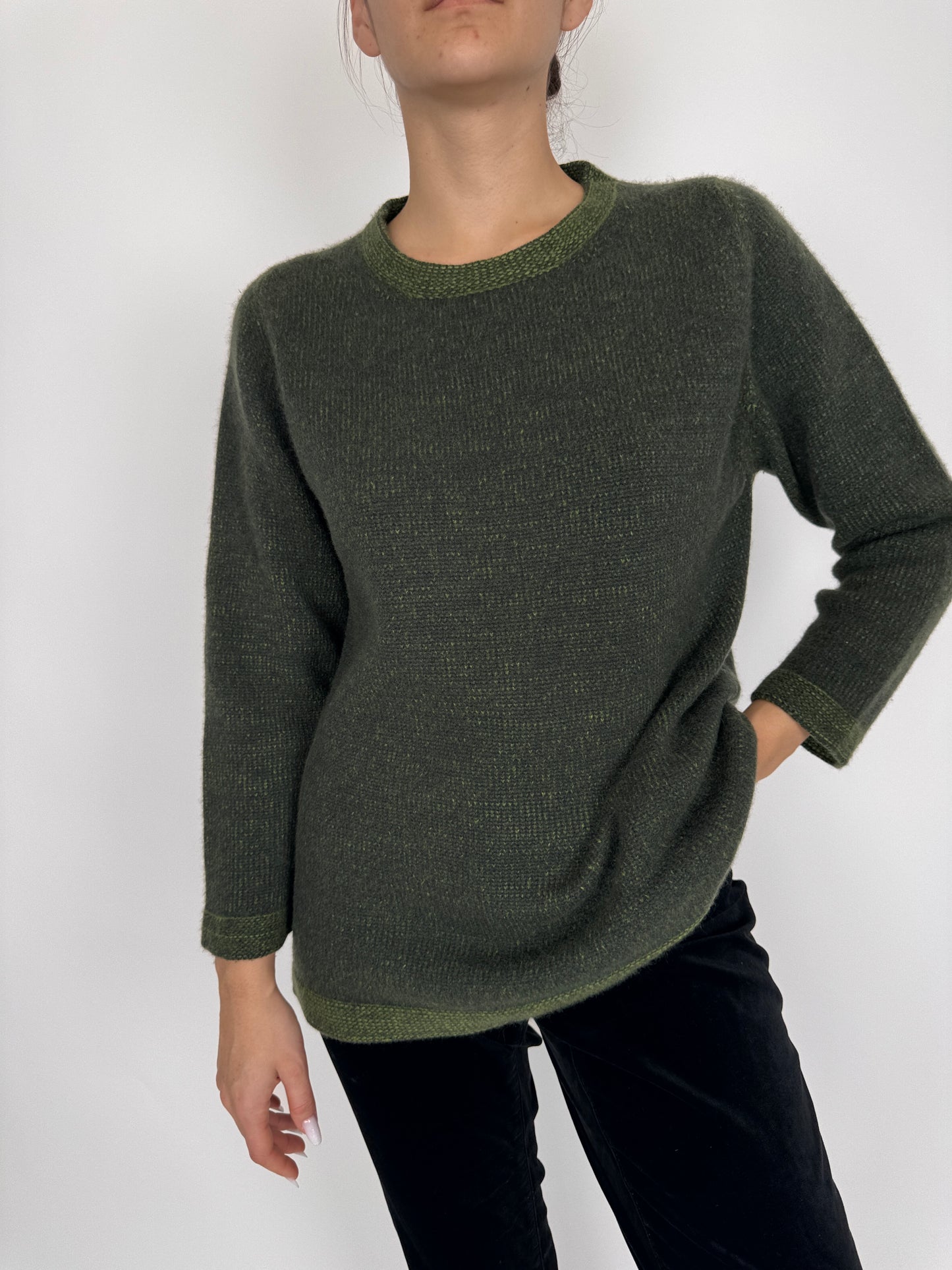 Pulover de brand ultra luxury de knitwear Malo din cașmir multiply