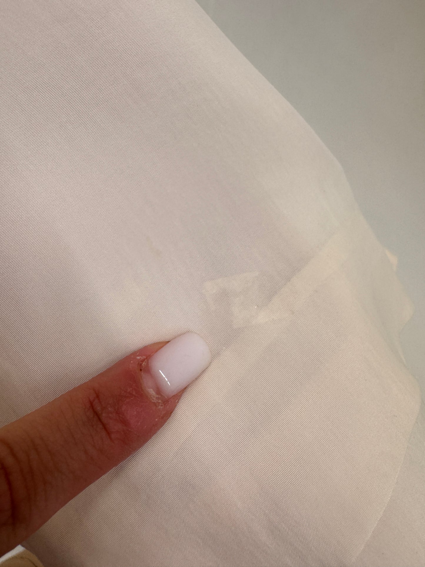 Pantaloni din mătase naturală cu talie ultra înaltă marcată interior exterior