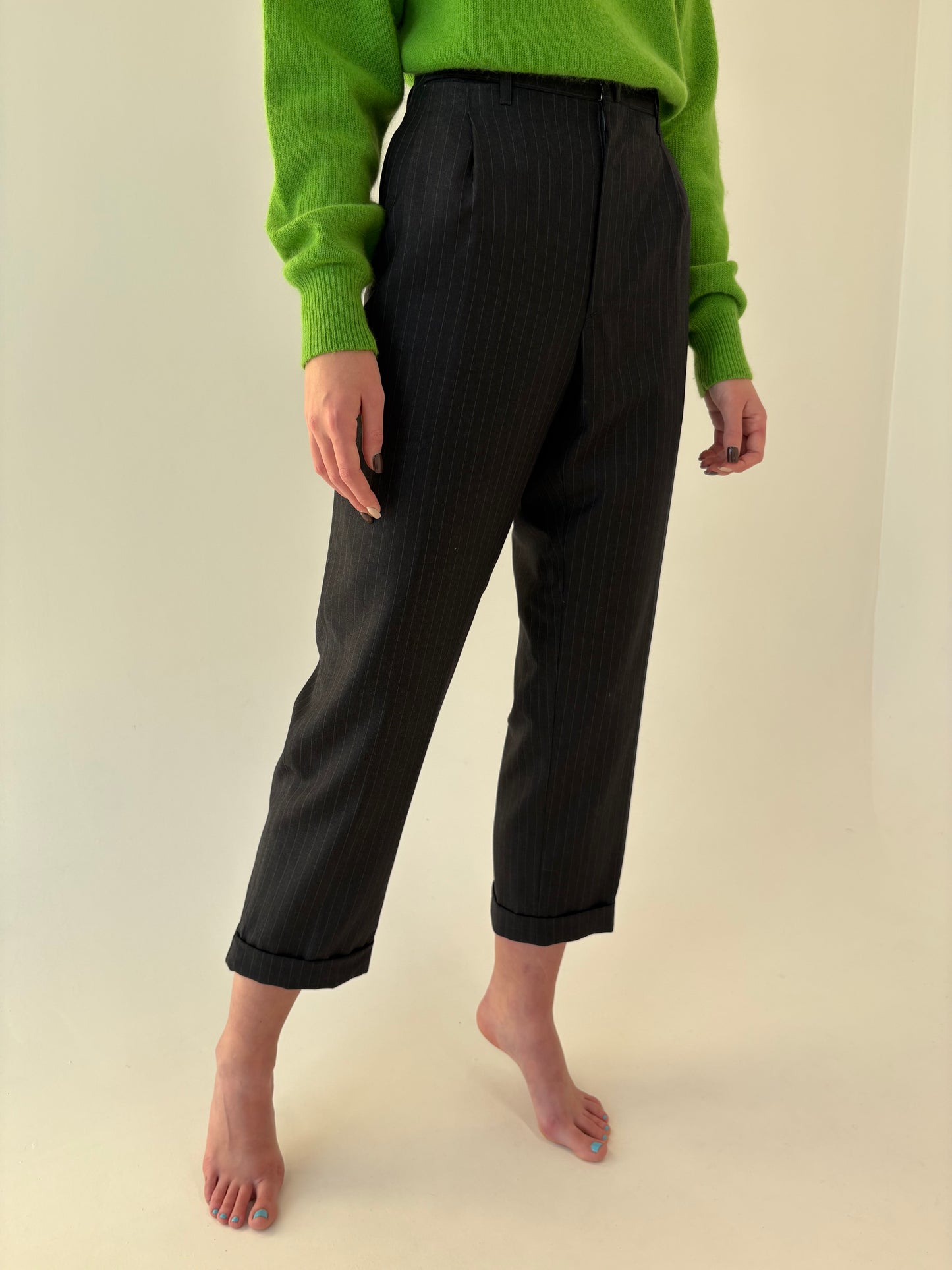 Costum ultra luxury din stofă Scabal couture italian Alta Moda