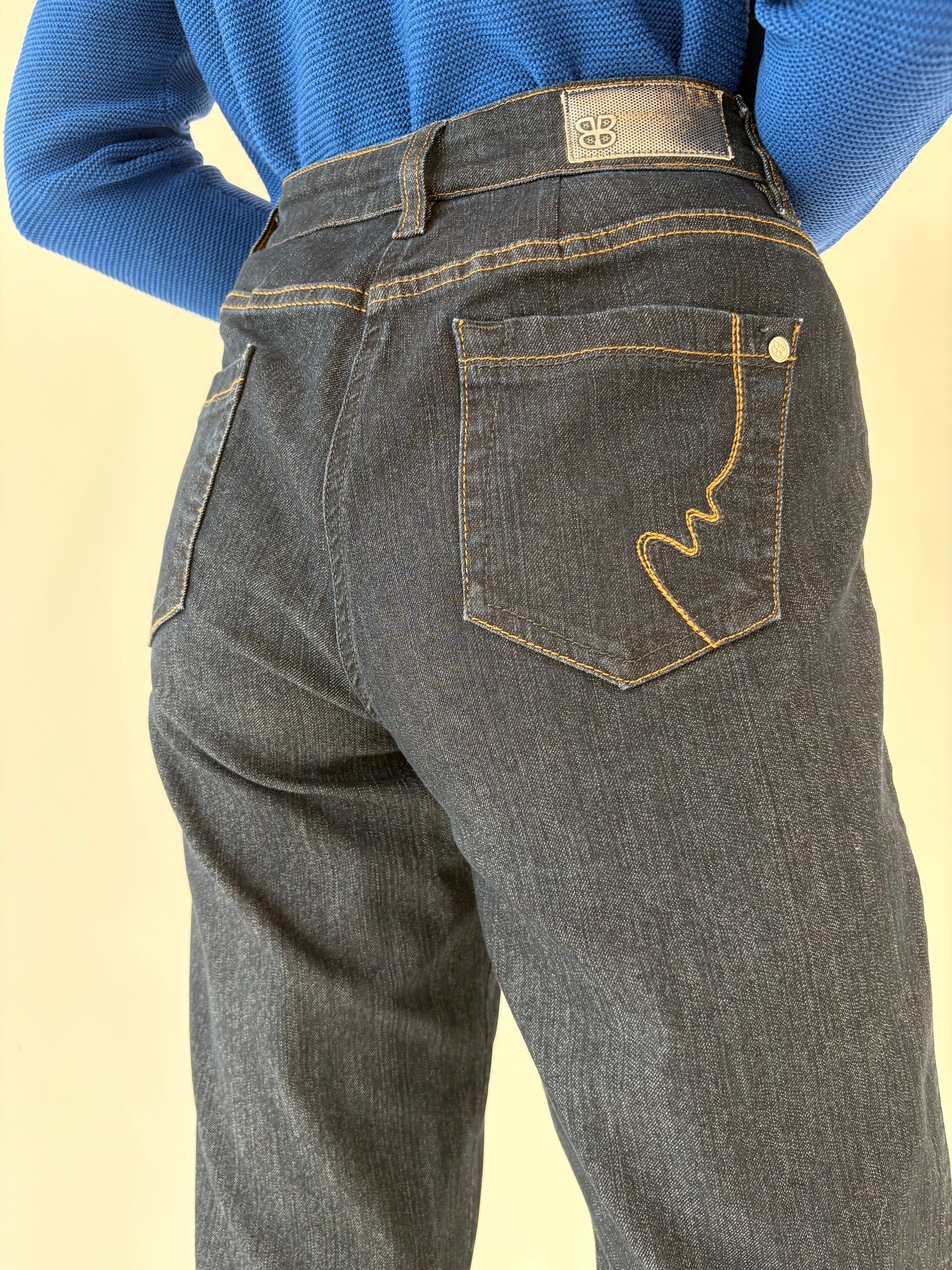 Jeans business modelator de brand super premium fără efect de prespalare