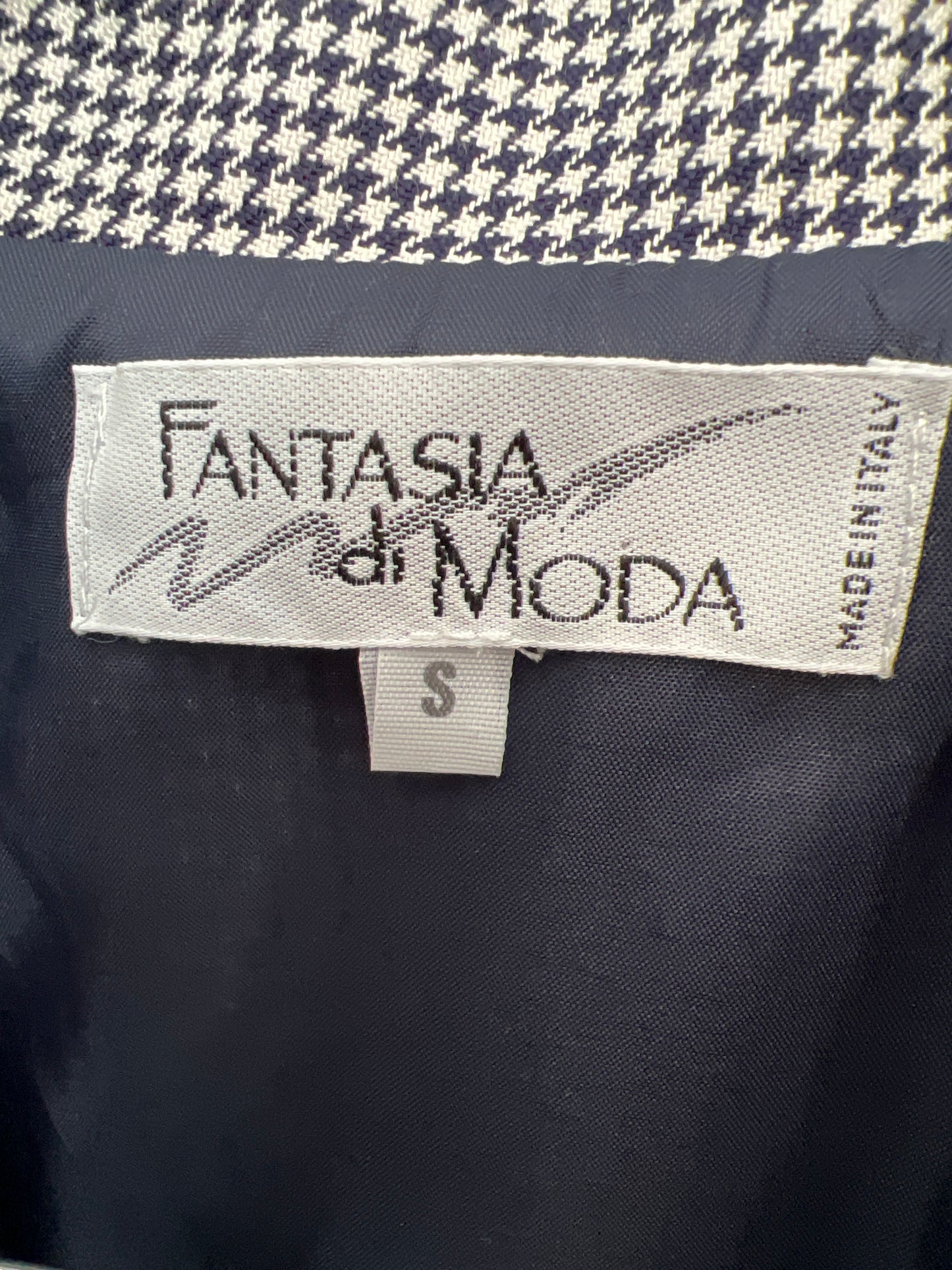 Sacou pied du coq italian cu influențe Navy