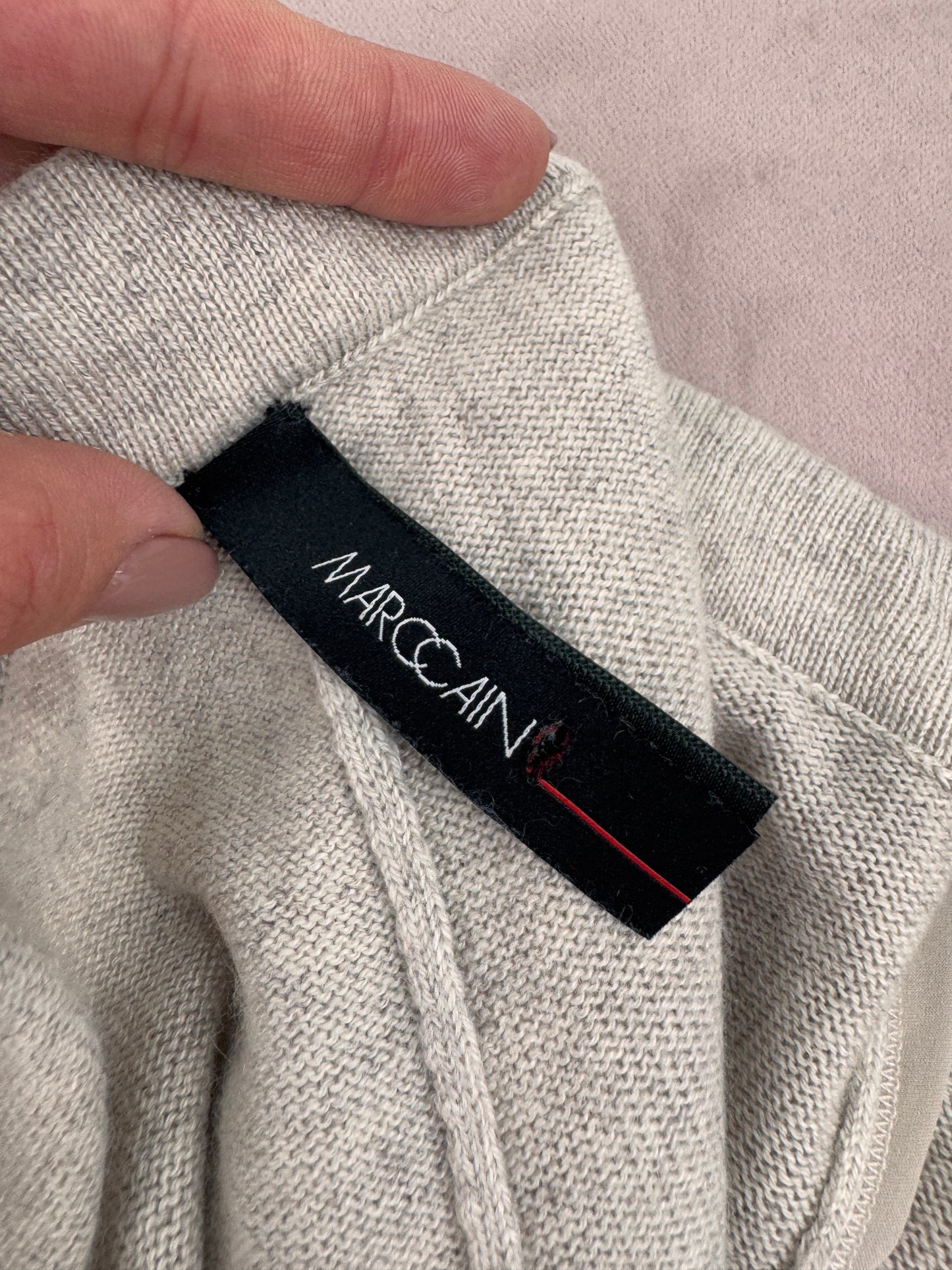 Pantaloni luxury Marc Cain din mătase naturală și cașmir