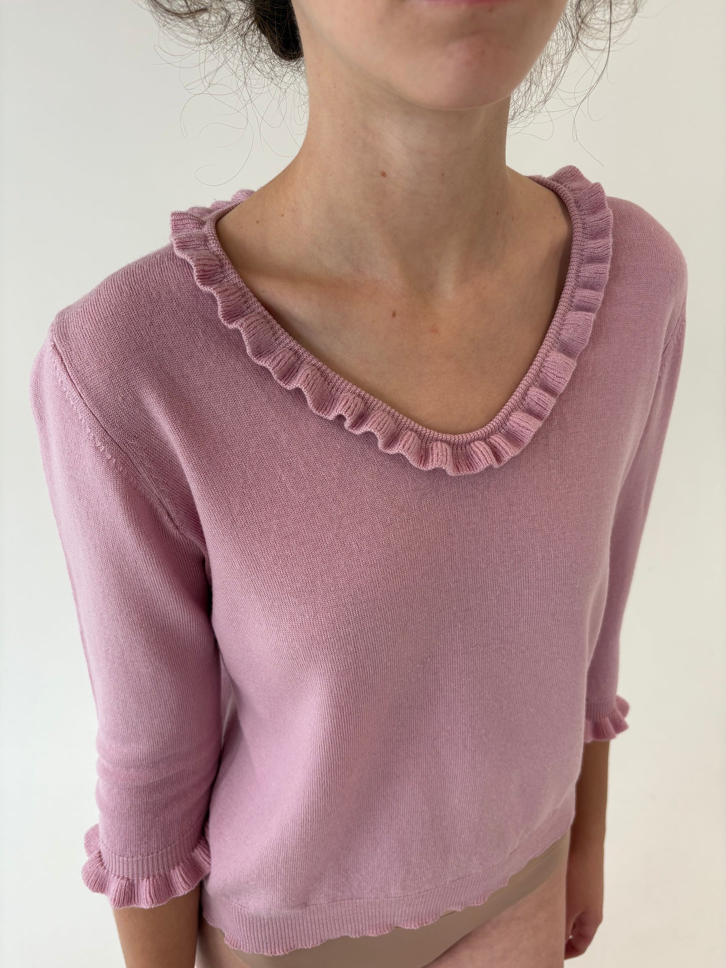 Pulover de brand luxury italian din lana merino extrafina pura virgină certificată