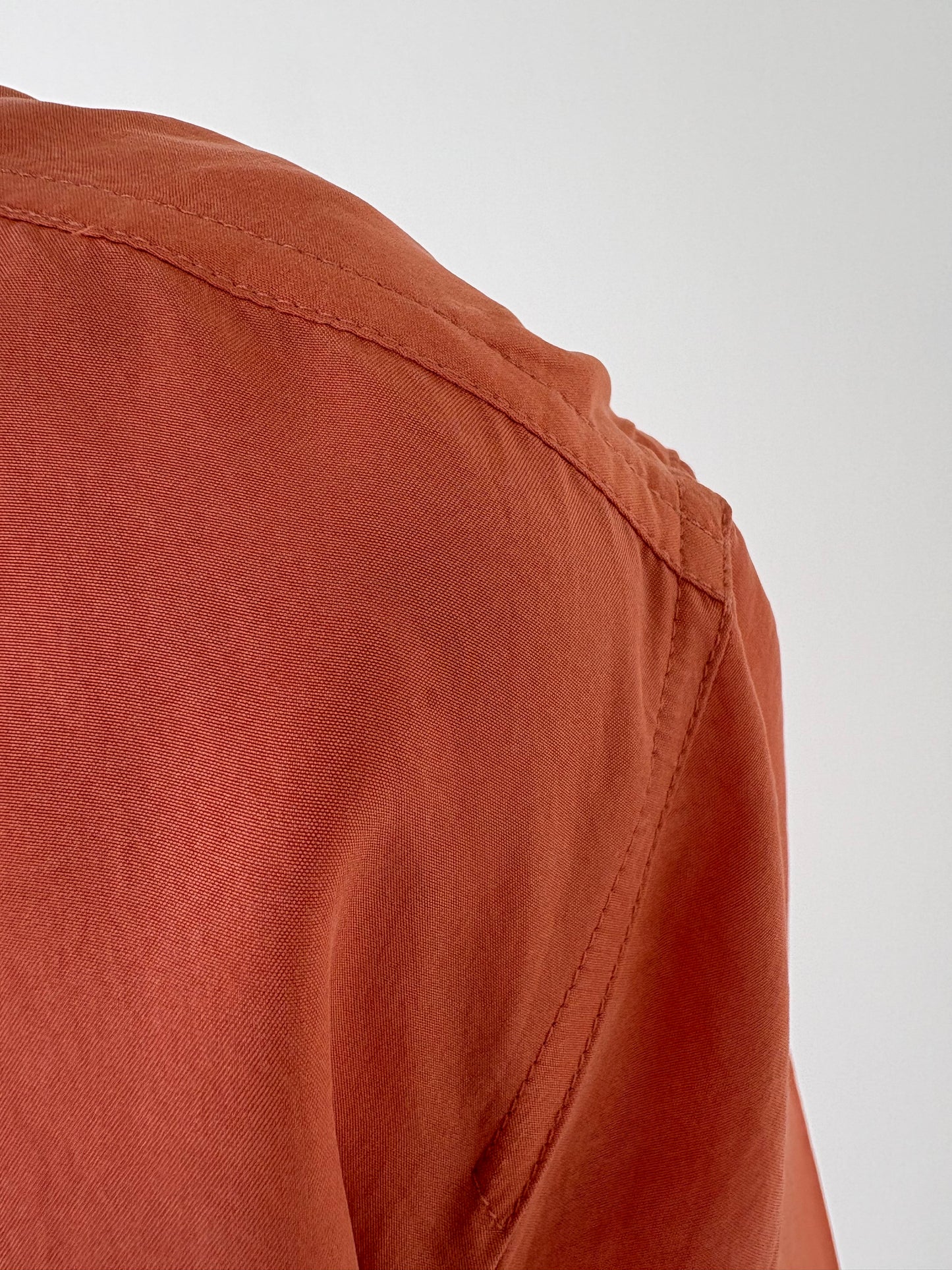 Rochie vintage din mătase naturală cu talie ultra înaltă marcată