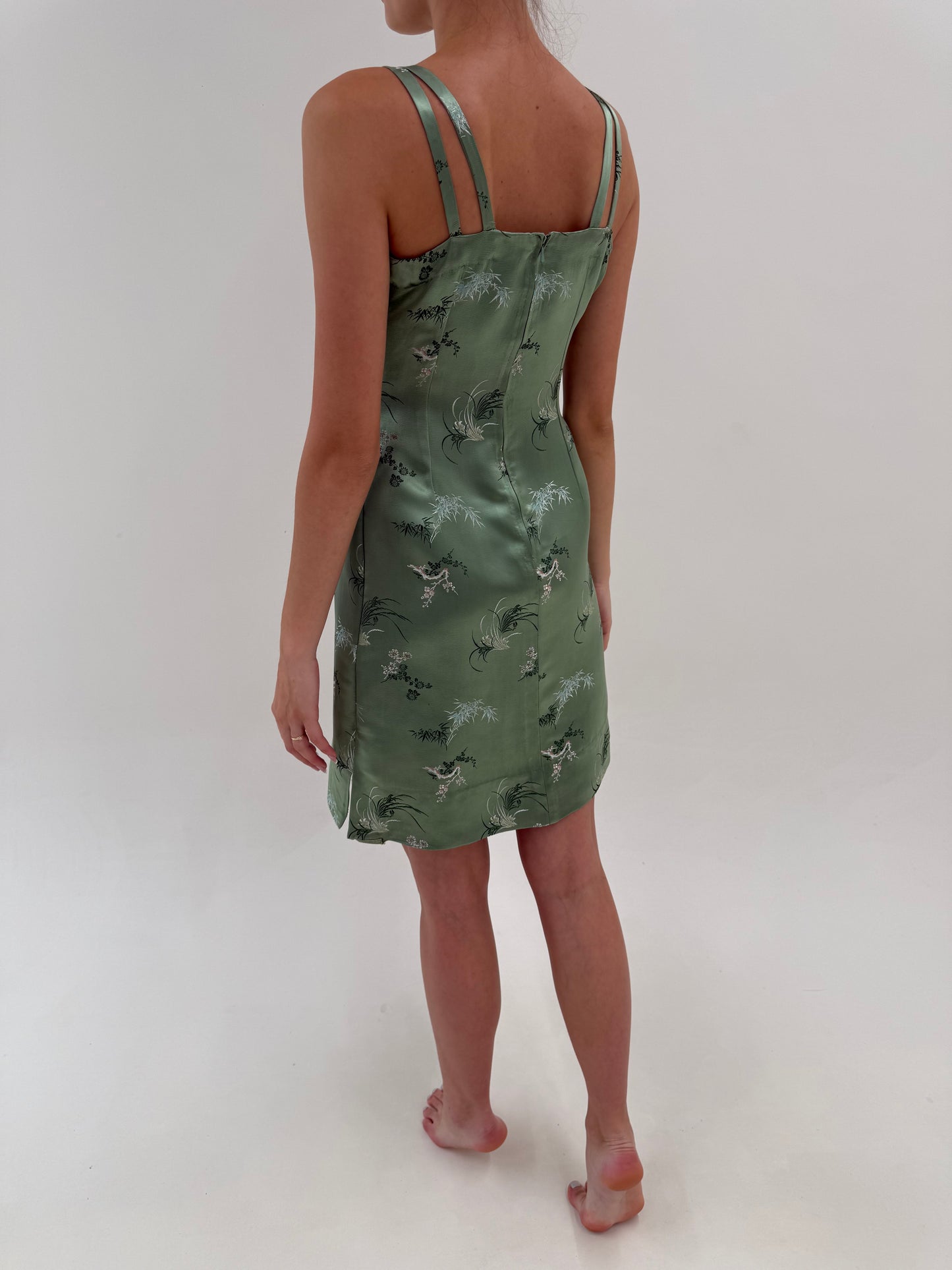 Rochie excepțională din jacquard de mătase naturală