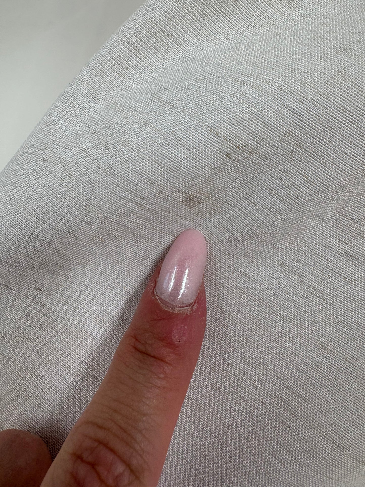 Fustă vintage off white din pânză de bumbac midi lung cu talie ușor elastică