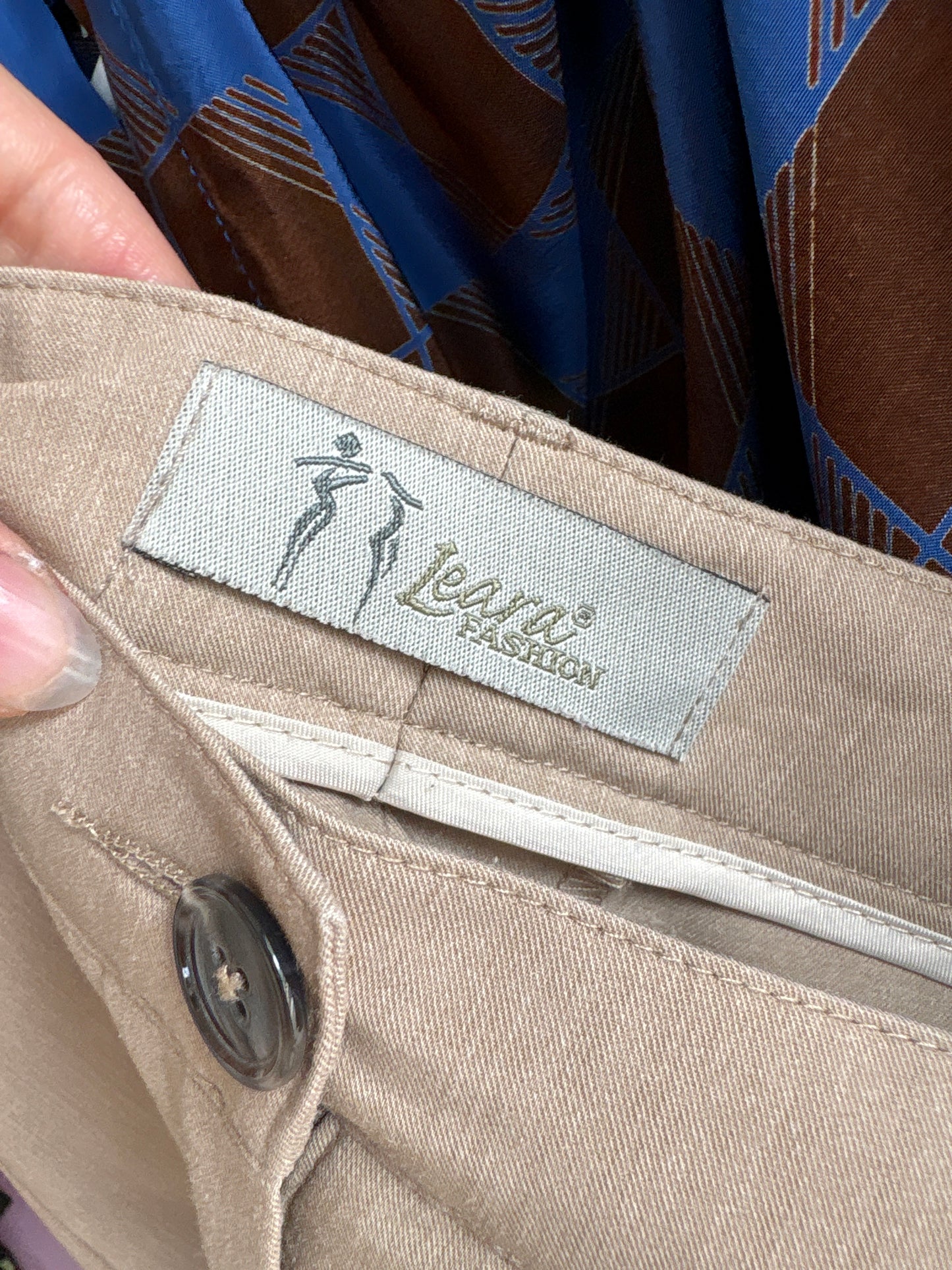 Pantaloni business light nude petite