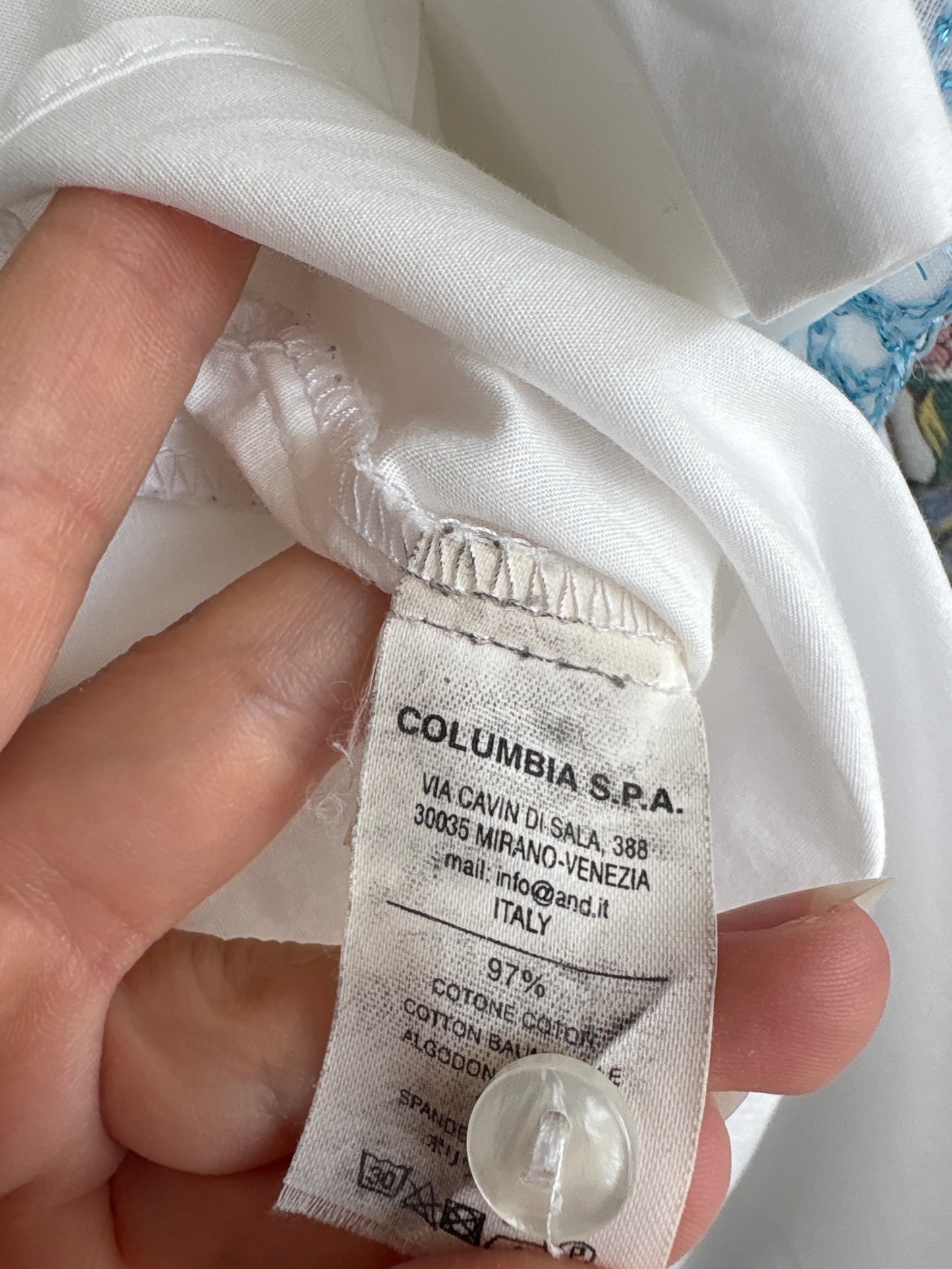 Cămașa modernă italiană din poplin foarte calitativ