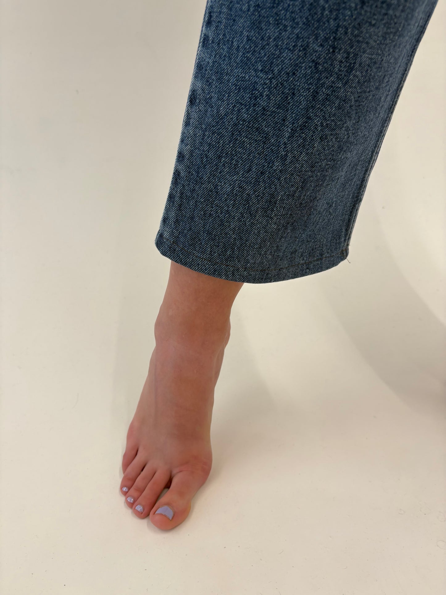 Jeans premium vintage italienești classic wash straight leg