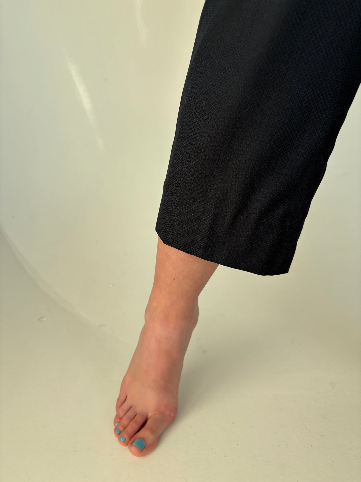 Costum italian Navy blue din stofita de lana extrafina texturată