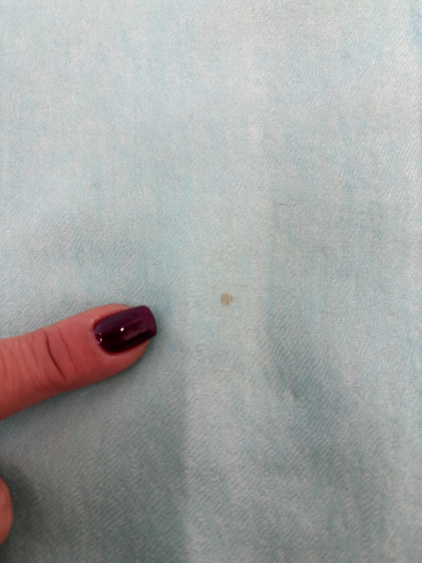 Shawl baby blue din cașmir excepțional