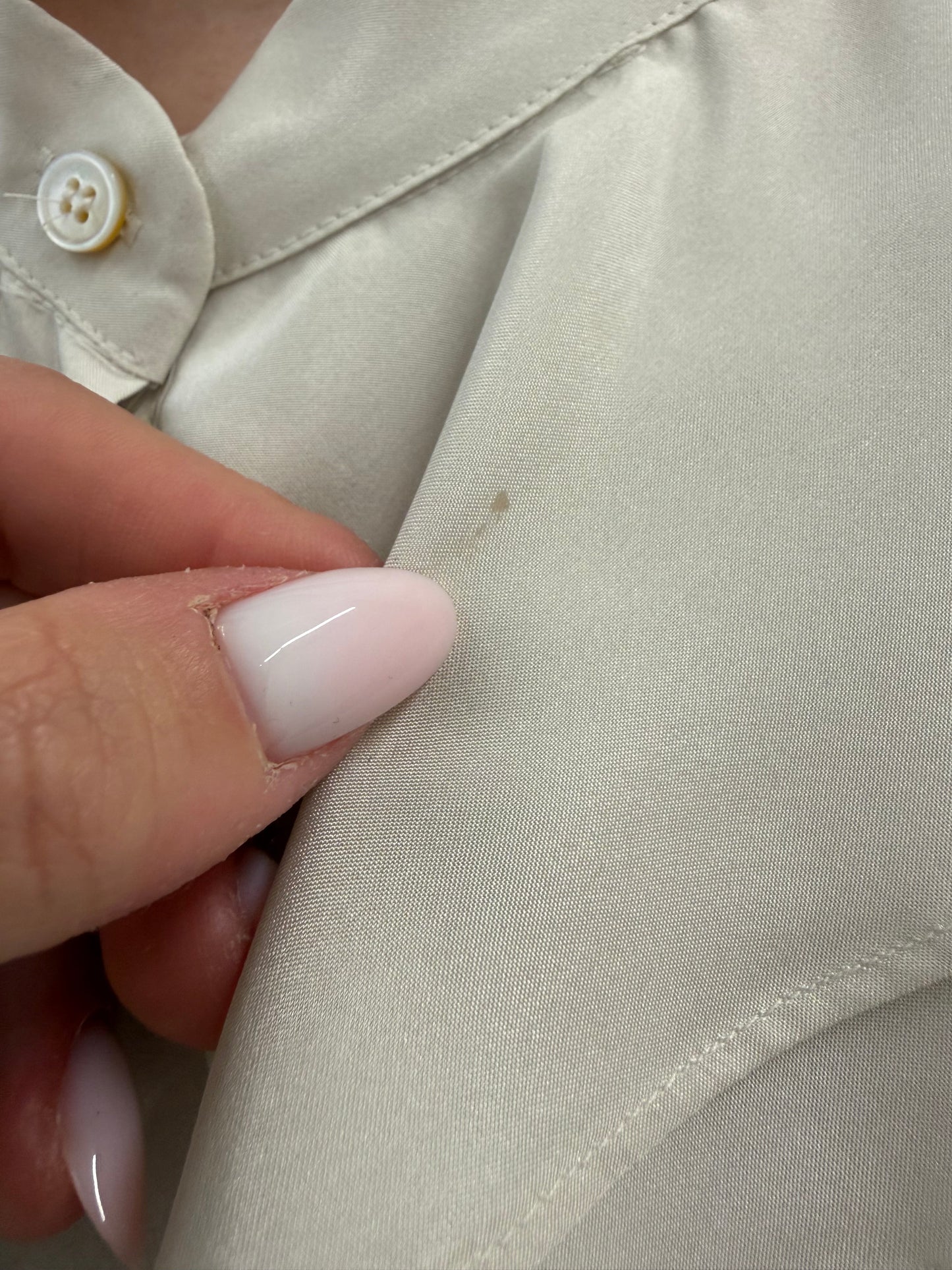 Cămașa Marella by Max Mara nouă din mătase naturală cu jabou
