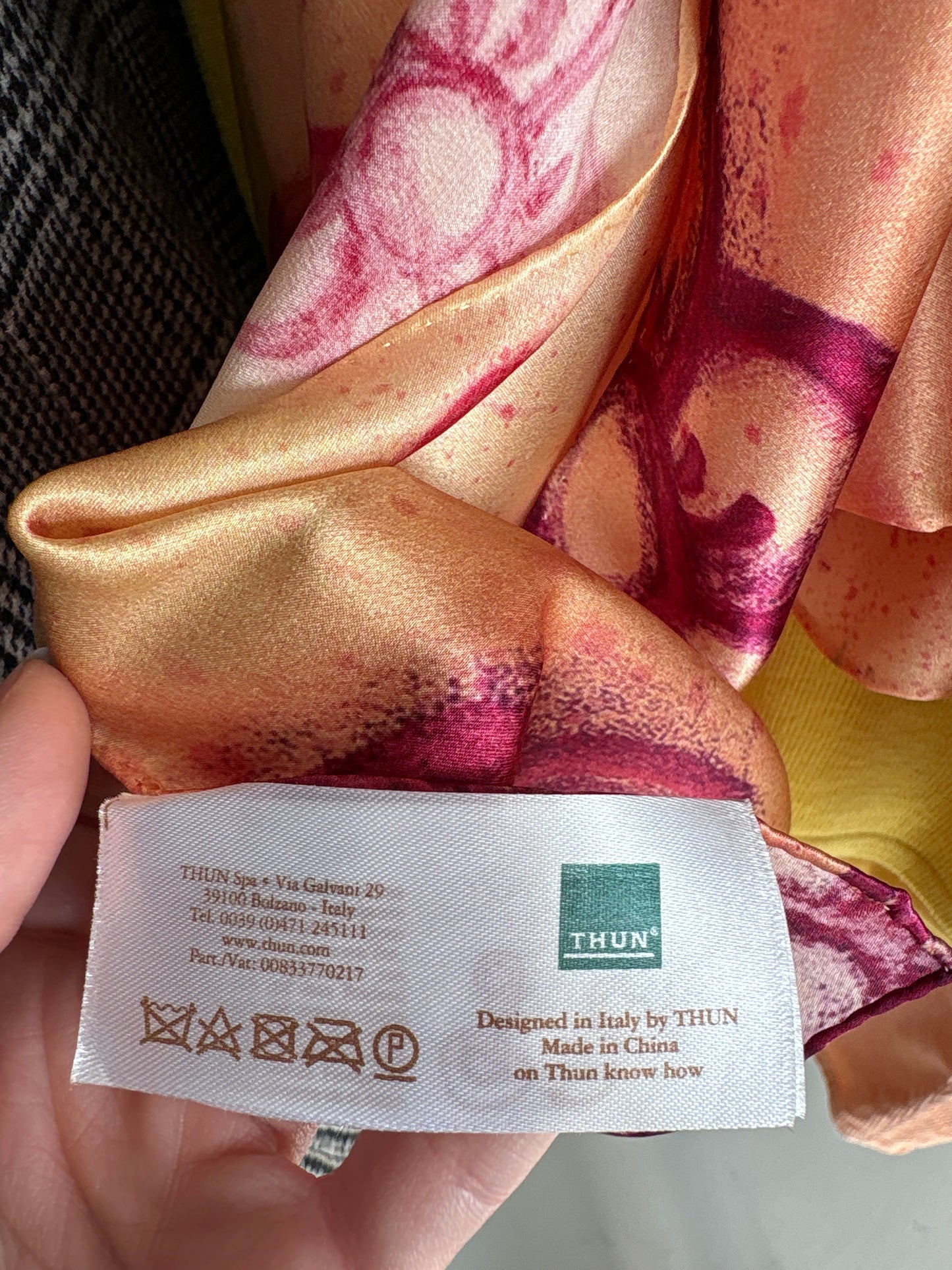 Eșarfă XL din mătase naturală