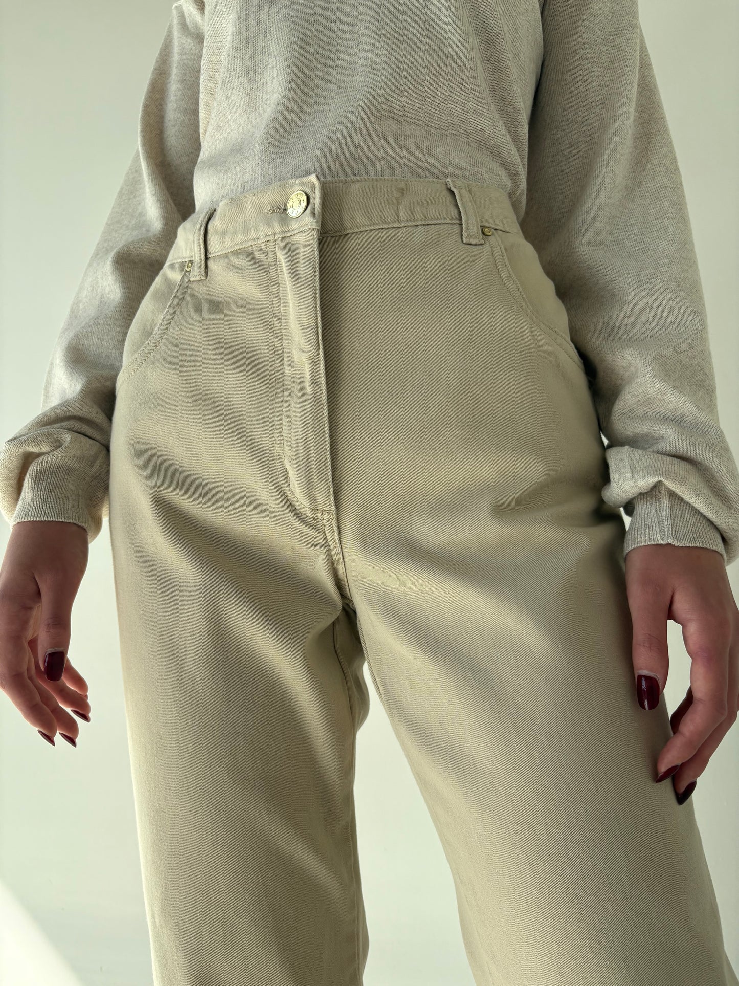 Jeans camel vintage ultra confort modelatori