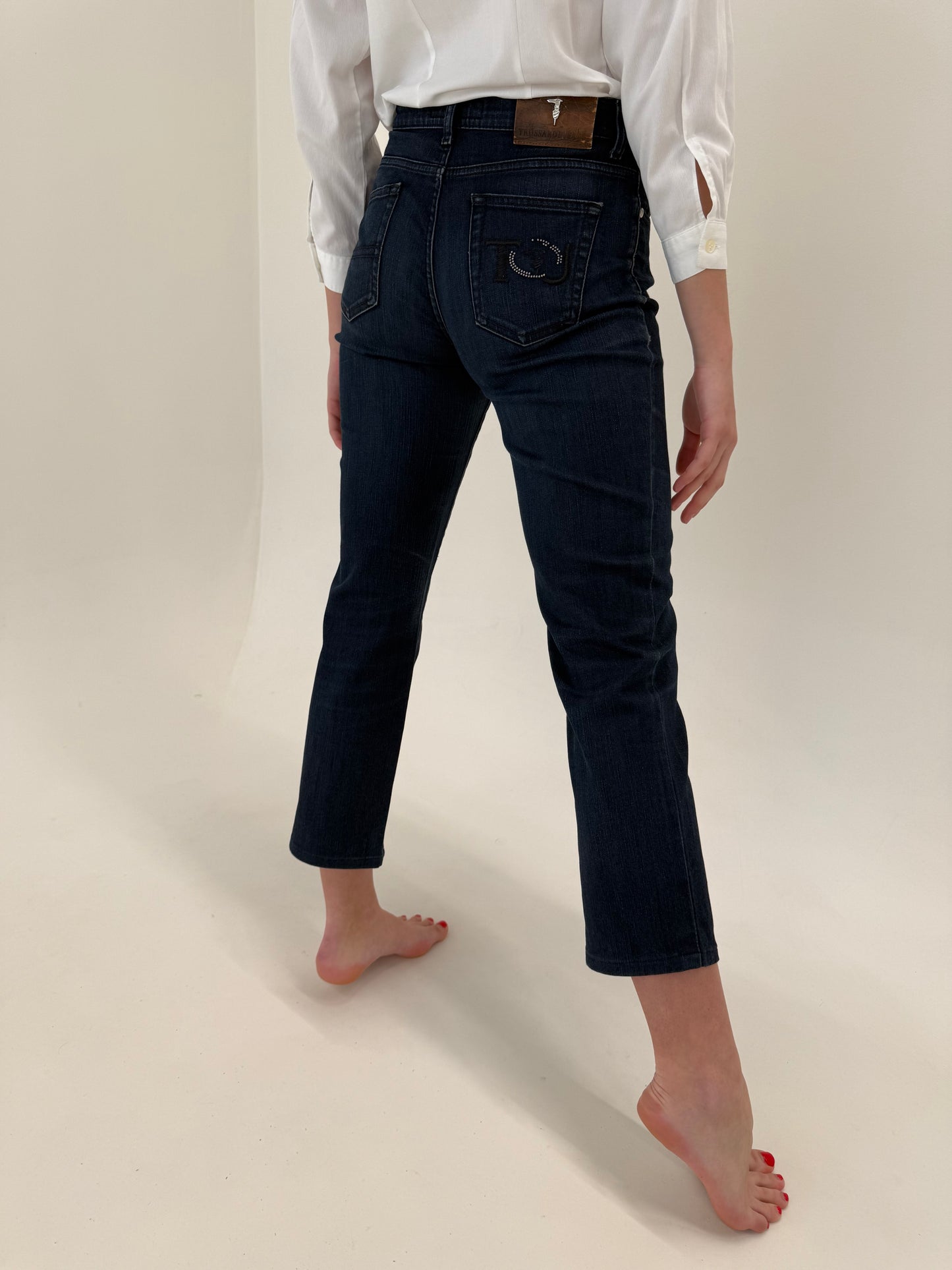 Jeans petite luxury Trussardi ultra confort dale wash
