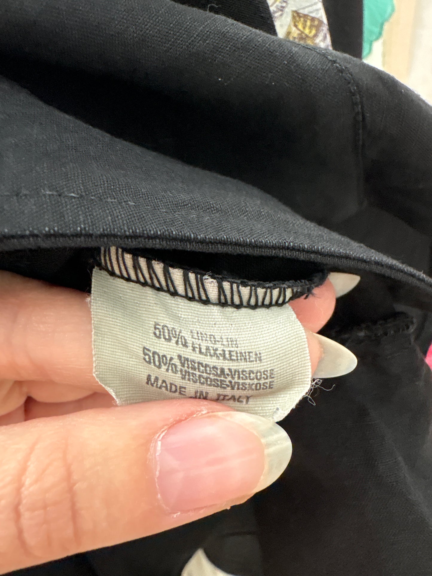 Sacou vintage negru ultra cambrat cin pânză cu efect de peplum si rever chic