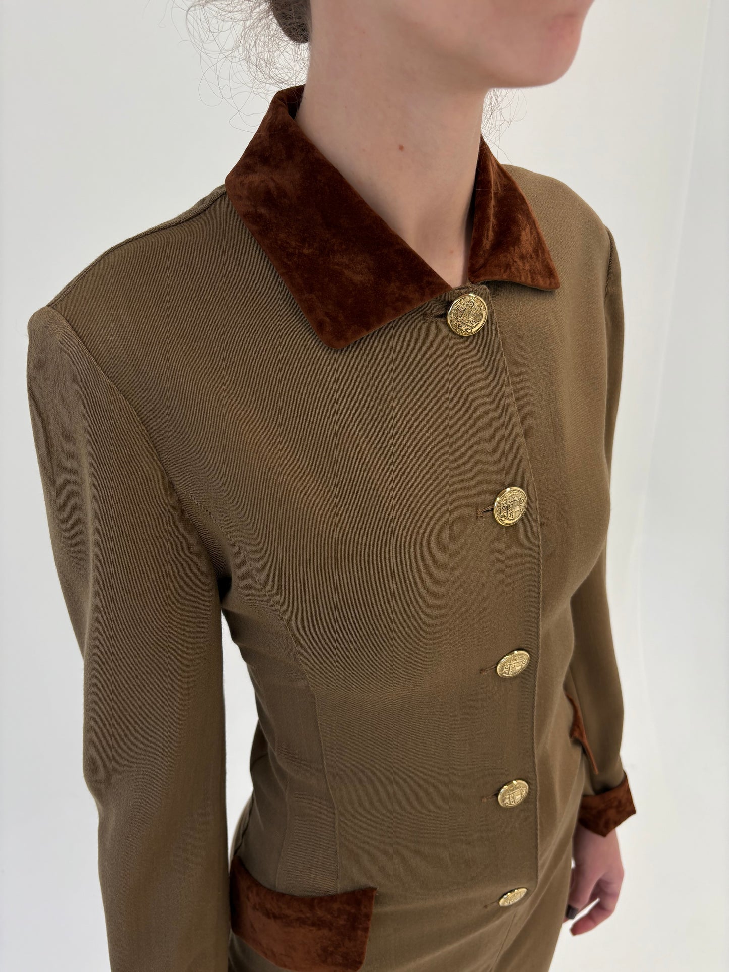 Rochie Old vintage anii 60 din worsted wool