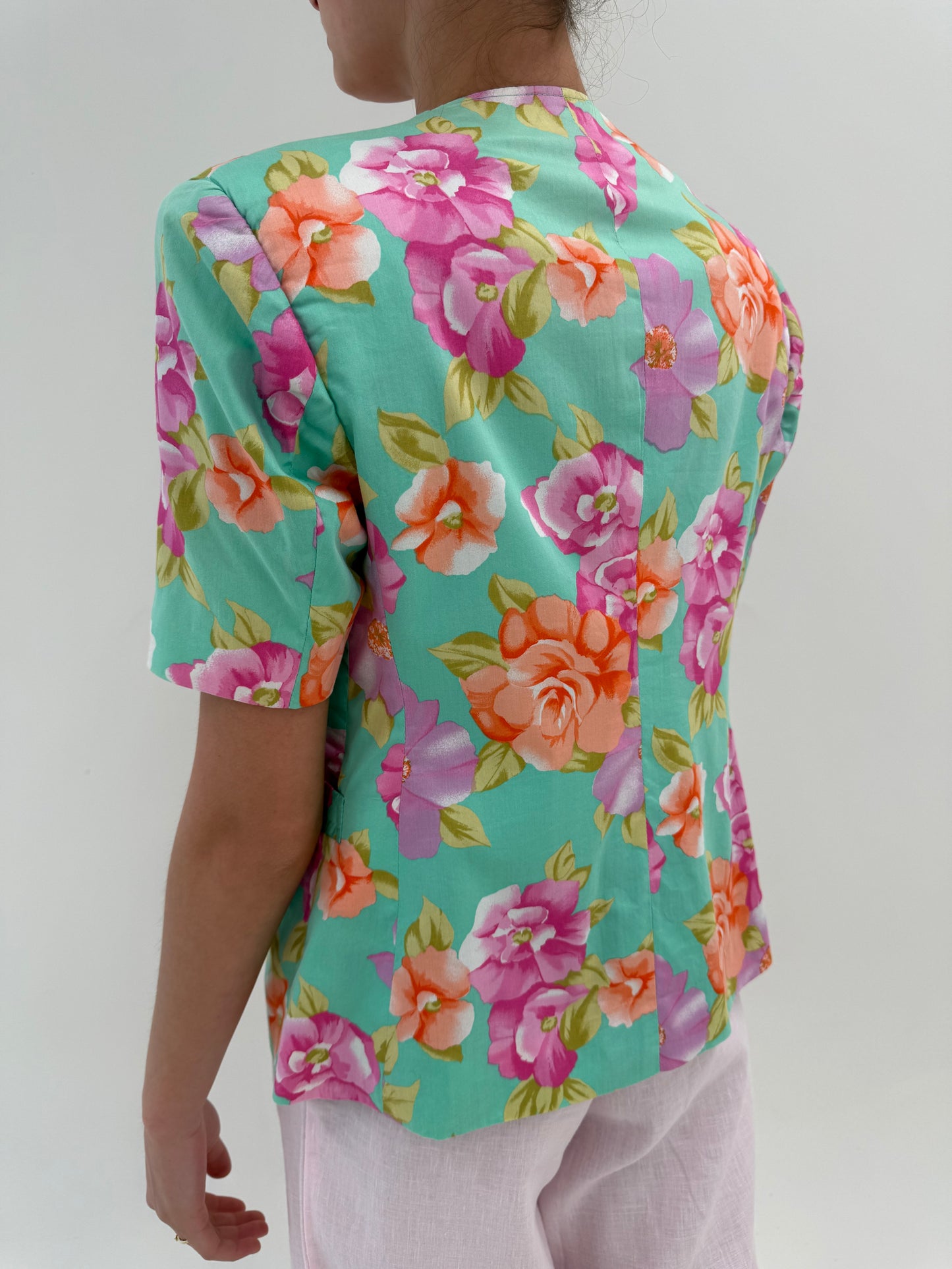 Sacou vintage în culori superbe din bumbac premium