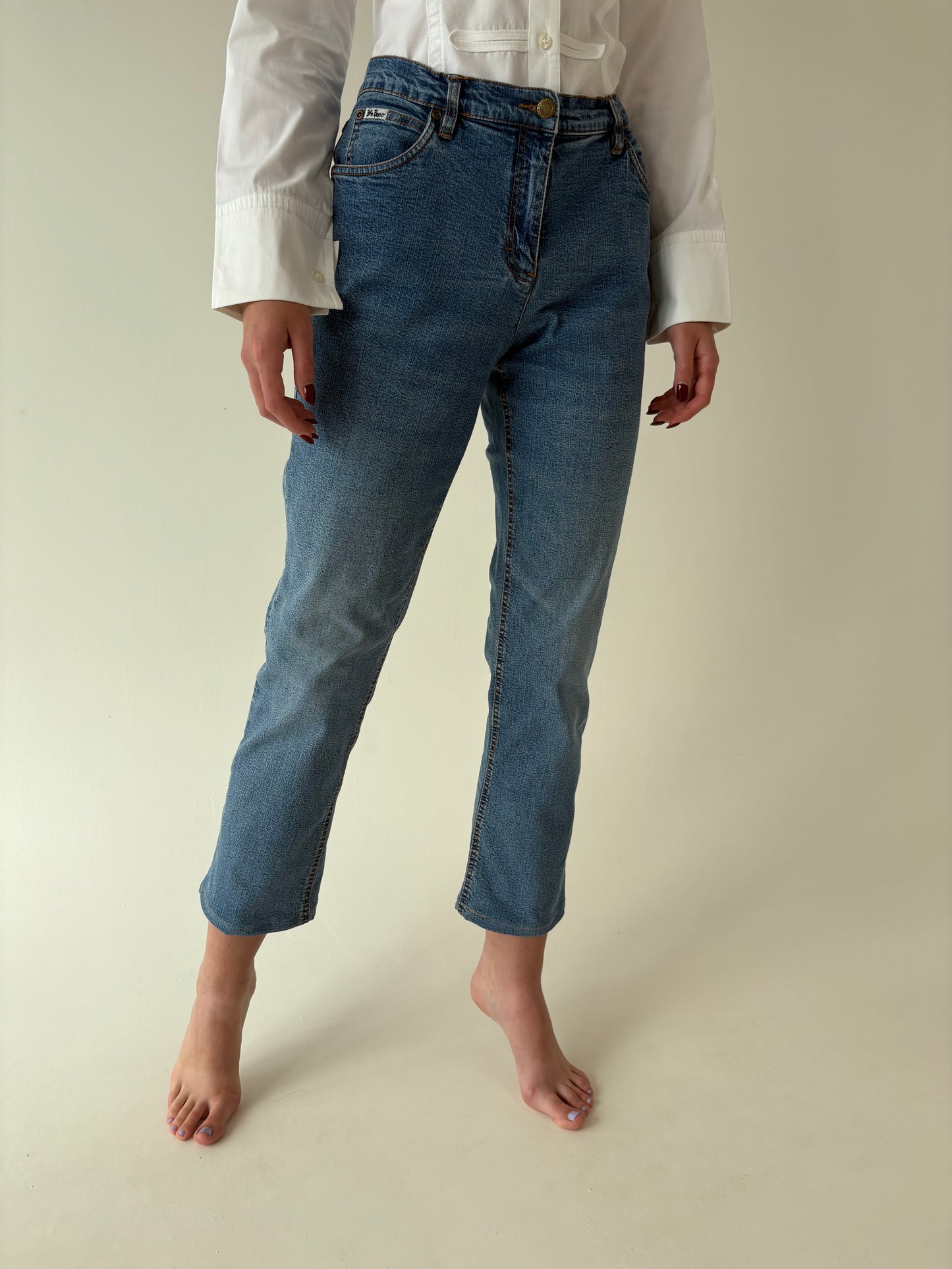 Jeans vintage premium ultra modelator plin excepțional
