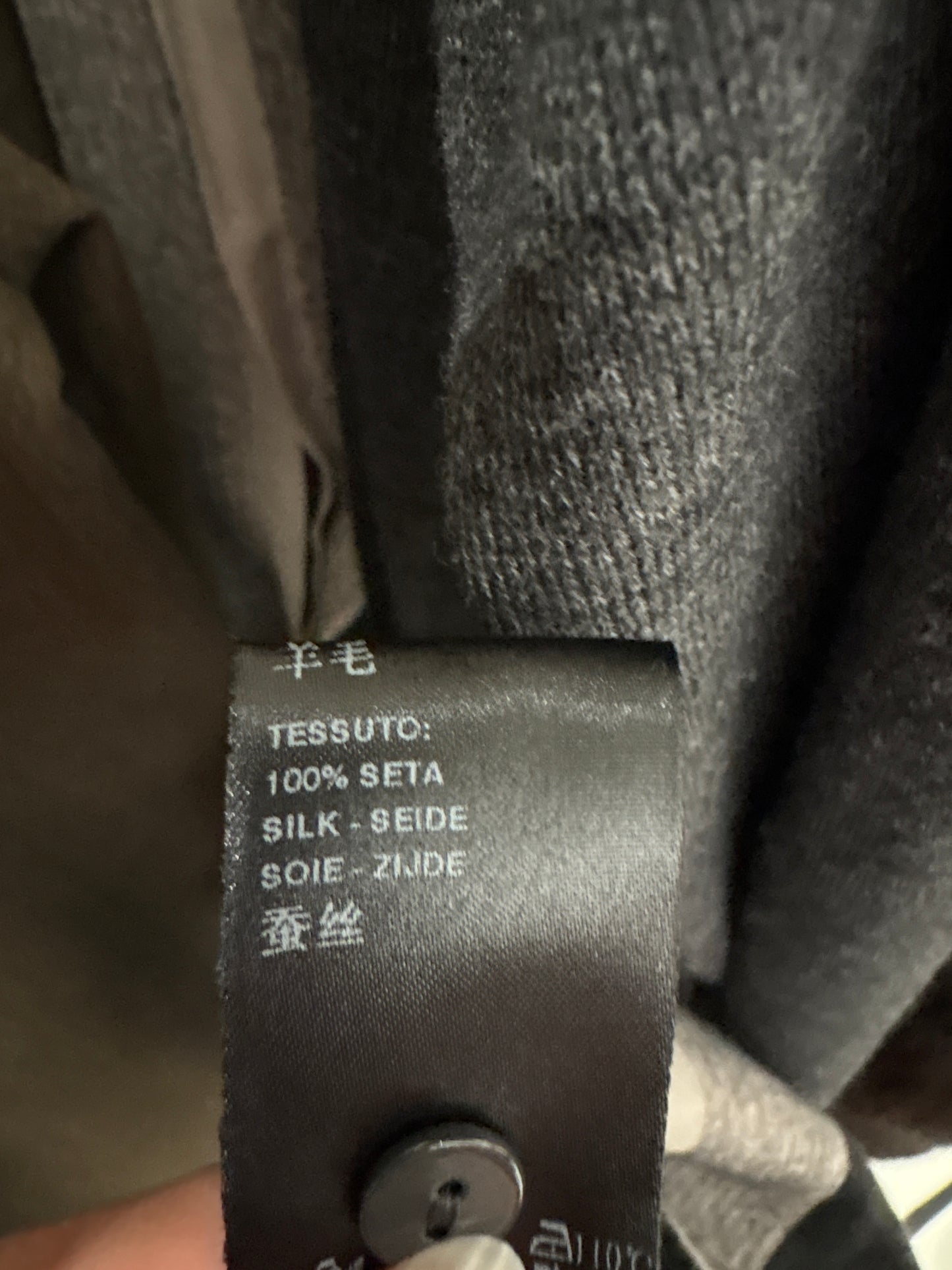 Set de brand luxury italian din cașmir cu lana merino și inserții de mătase naturală