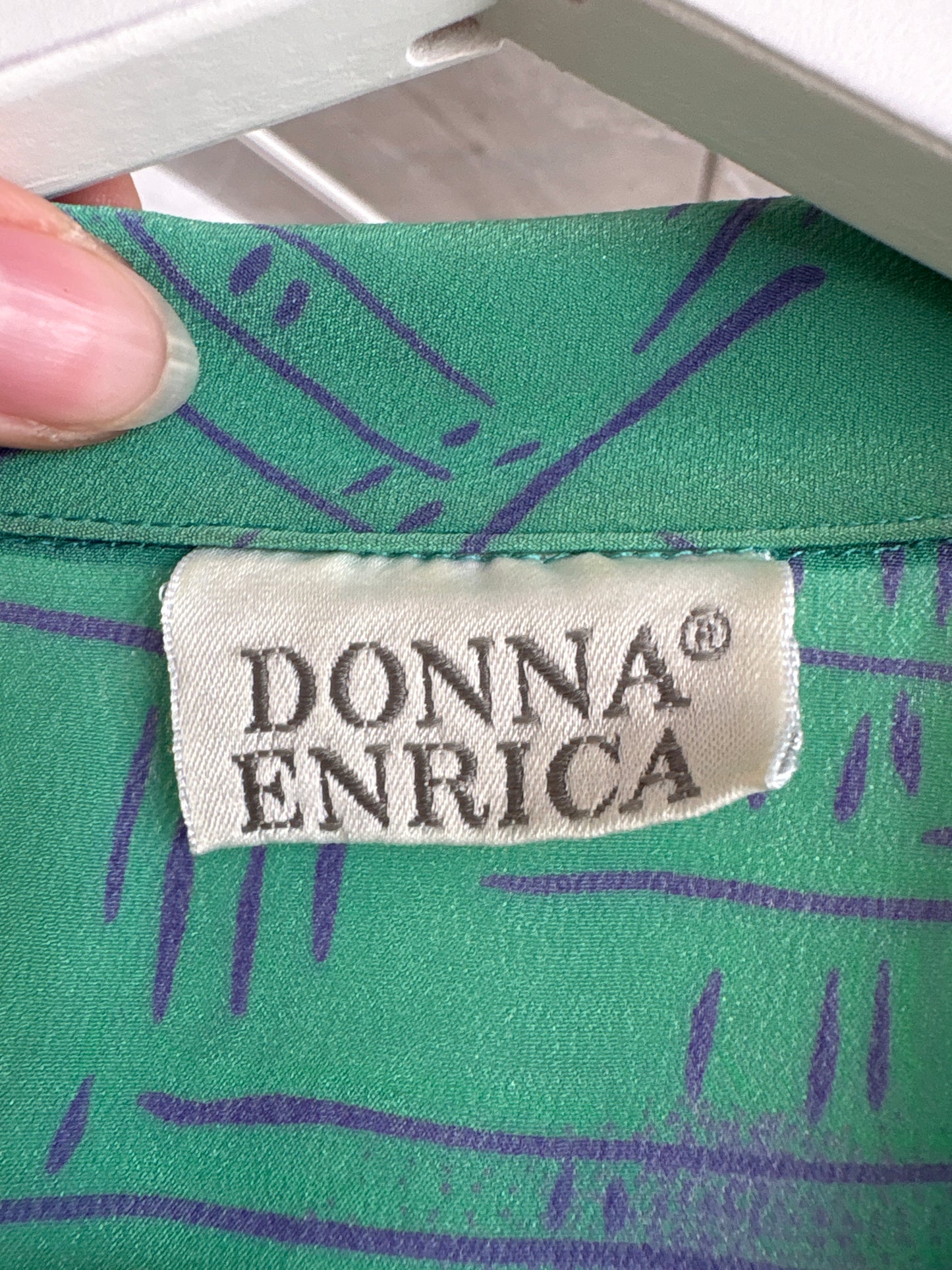 Rochie vintage italiană midi din mătase naturală cu talie reglabilă