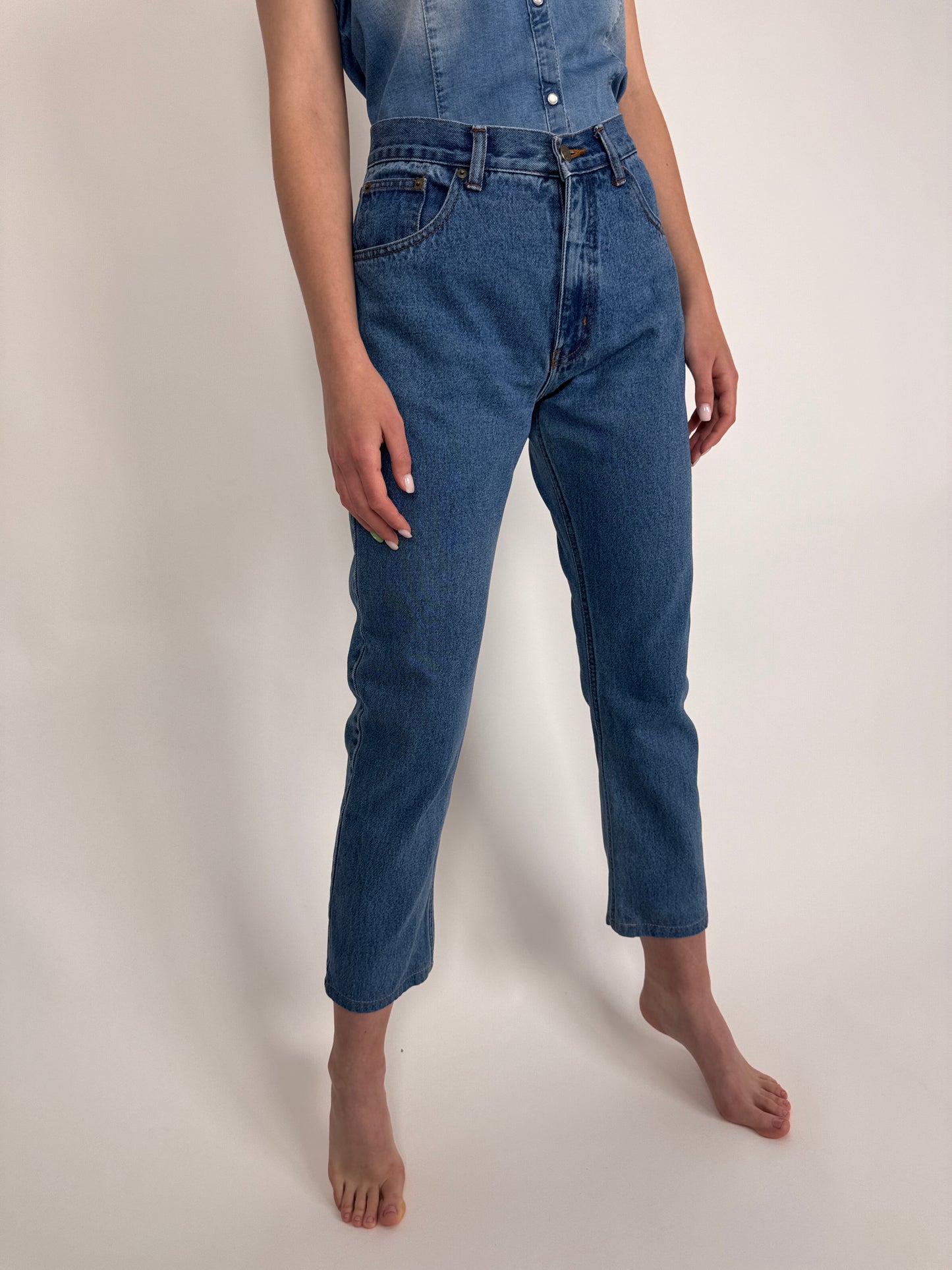 Jeans vintage premium classic wash straight leg