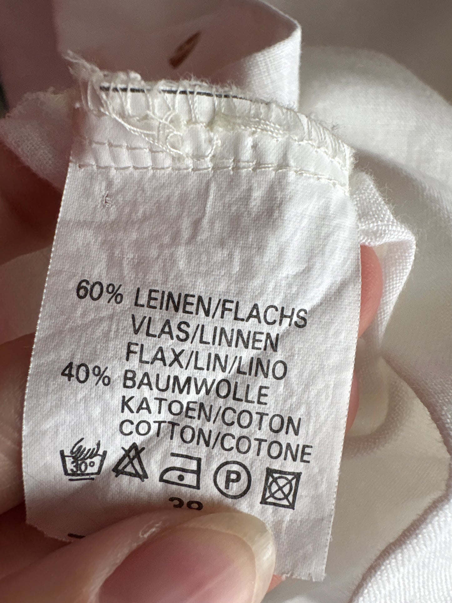 Cămașa brodată din pânză premium de in și bumbac
