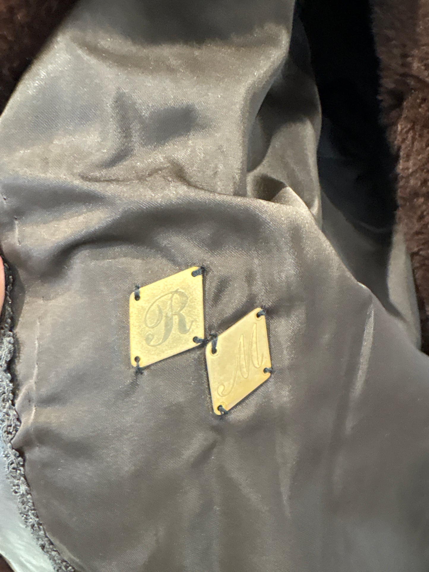 Blană naturală high end de Mouton Merinos luxury chocolate brown