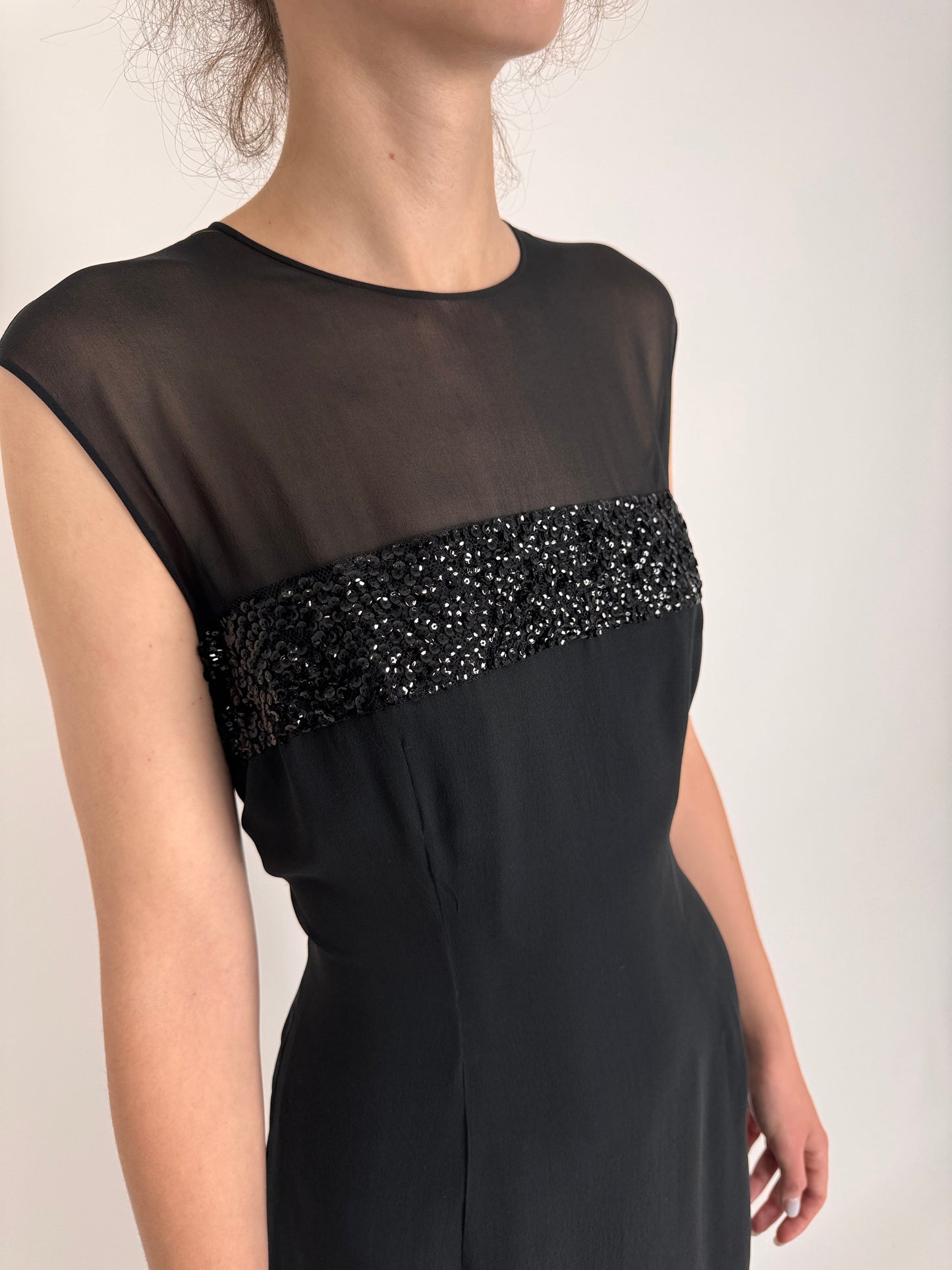 LBD vintage de colecție din anii 60 din mătase naturală