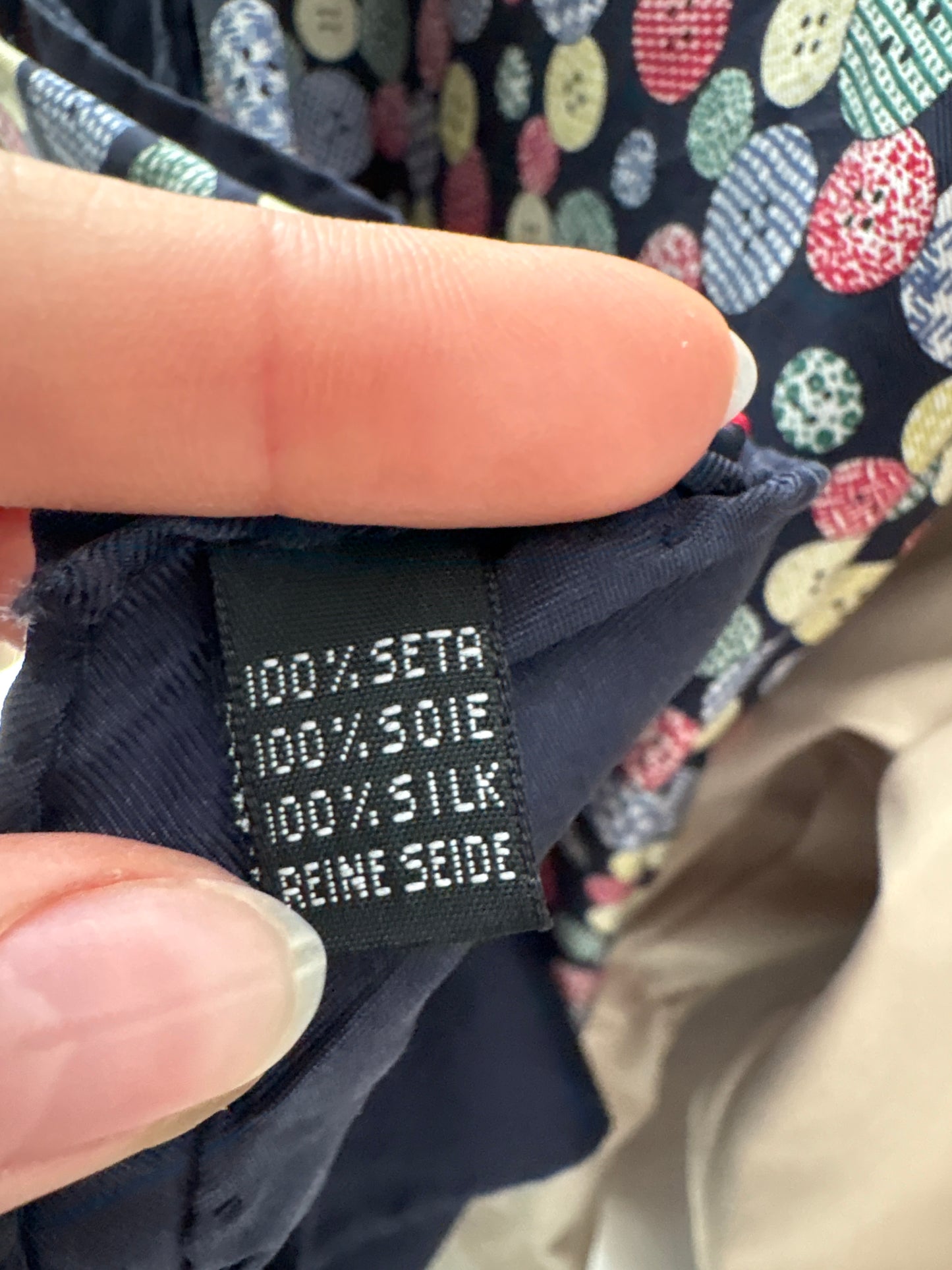 Eșarfă XL din mătase naturală
