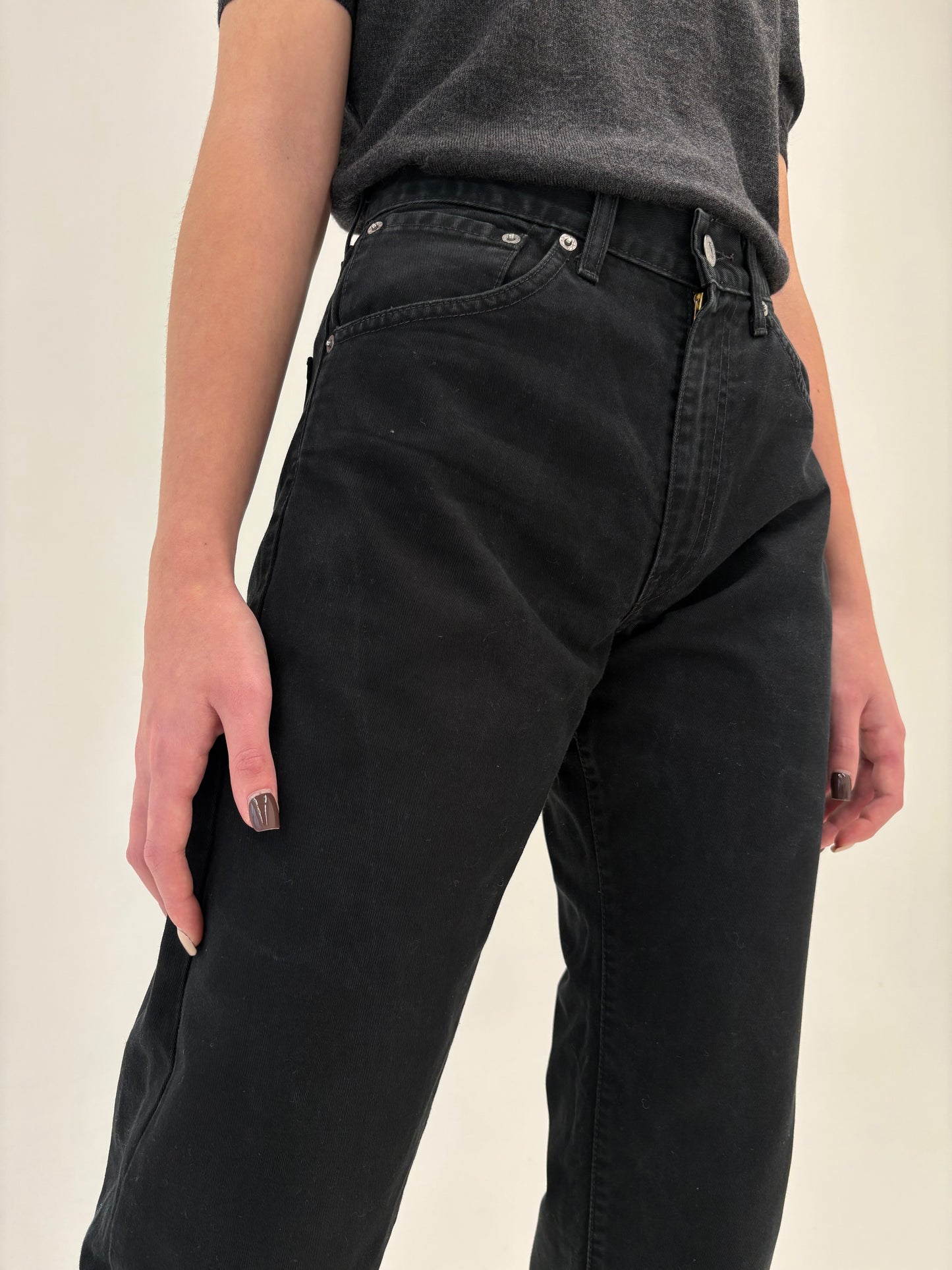 Jeans Levi’s tall modei 521 straight leg black wash