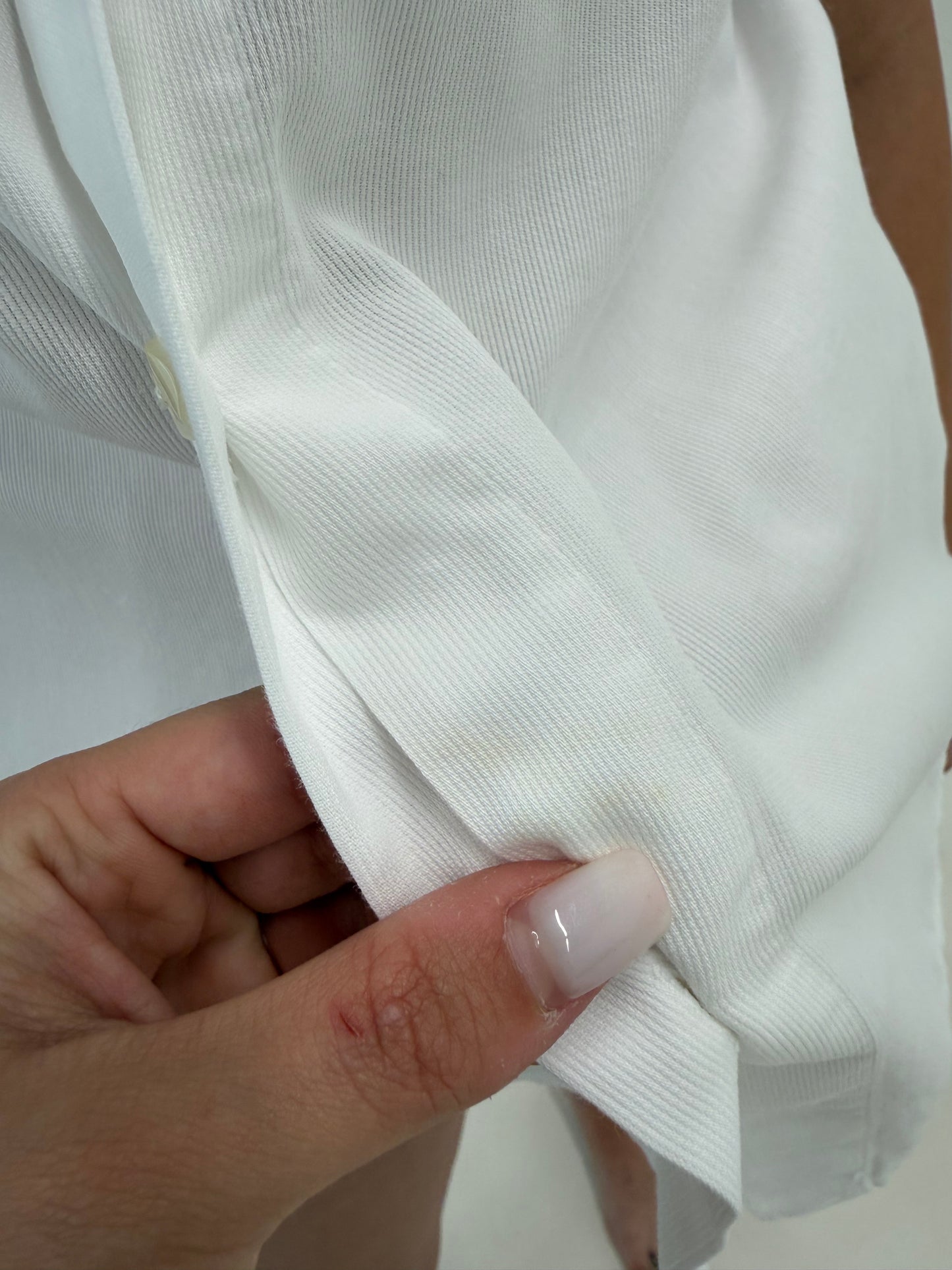 Camasa vintage cu broderie din bumbac excepțional in croi drapat